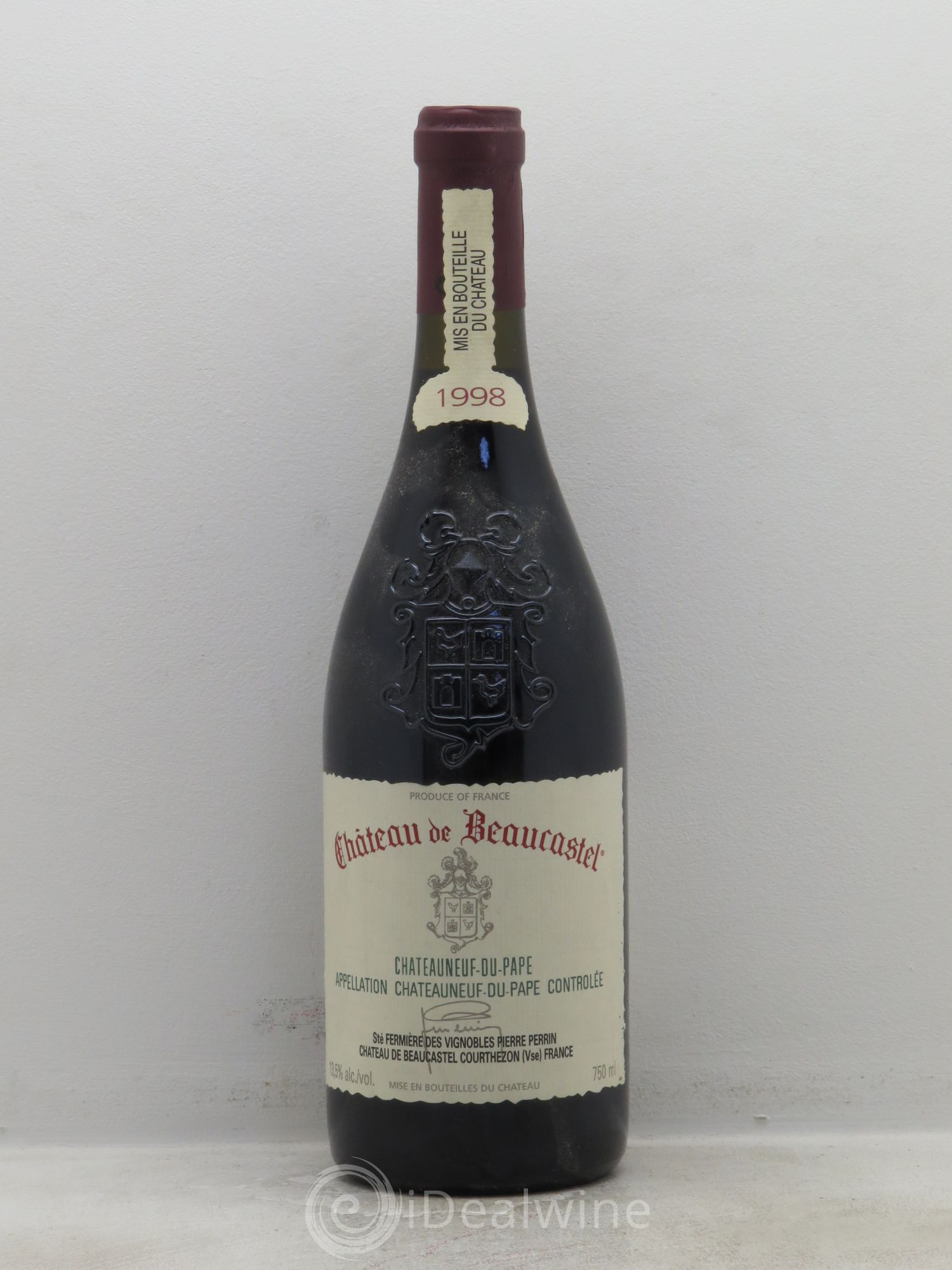 Châteauneuf-du-Pape Château de Beaucastel Famille Perrin 1998 - Lot de 1 bouteille - 0