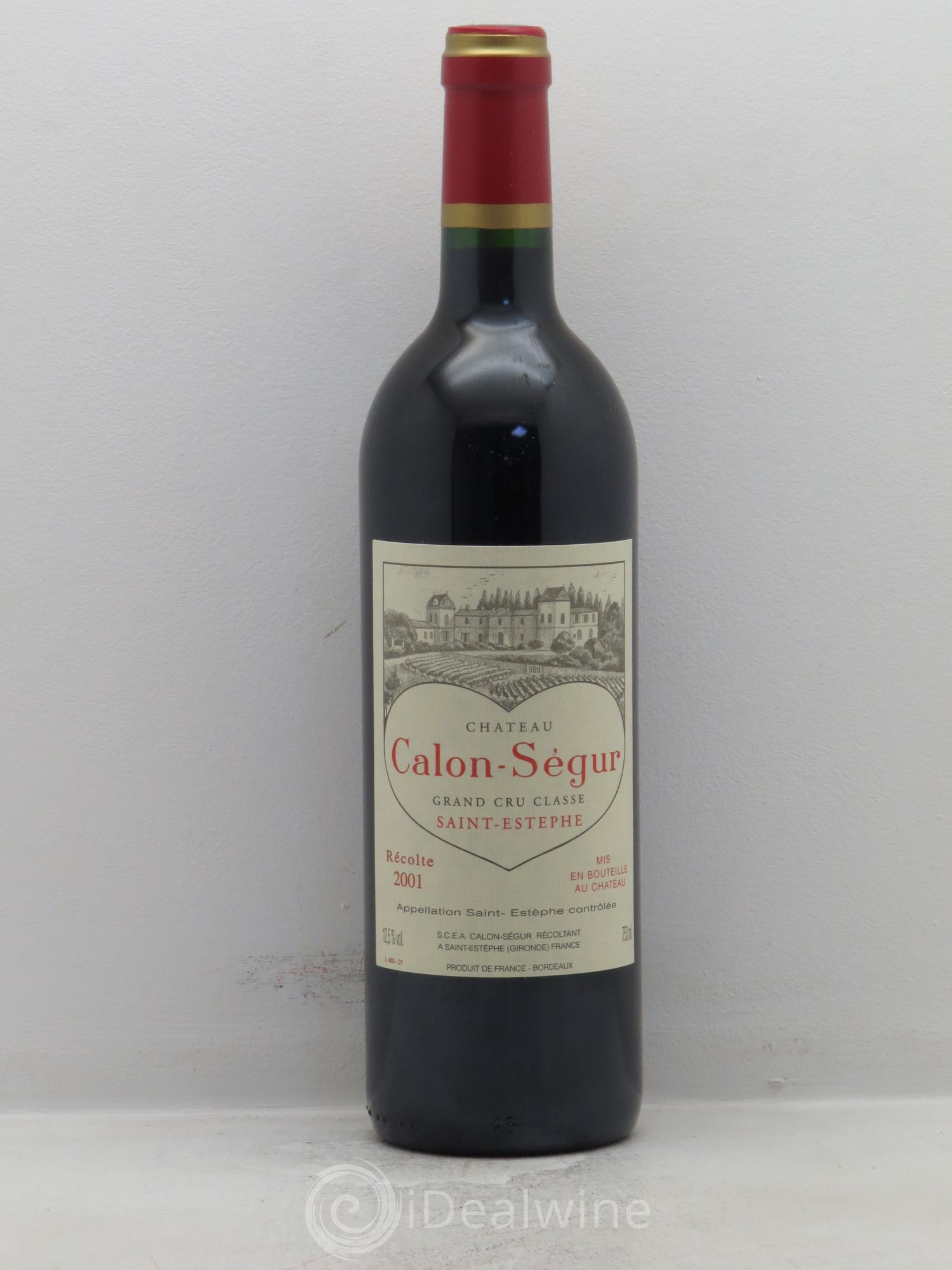 Château Calon Ségur 3ème Grand Cru Classé 2001 - Lot de 12 bouteilles - 0