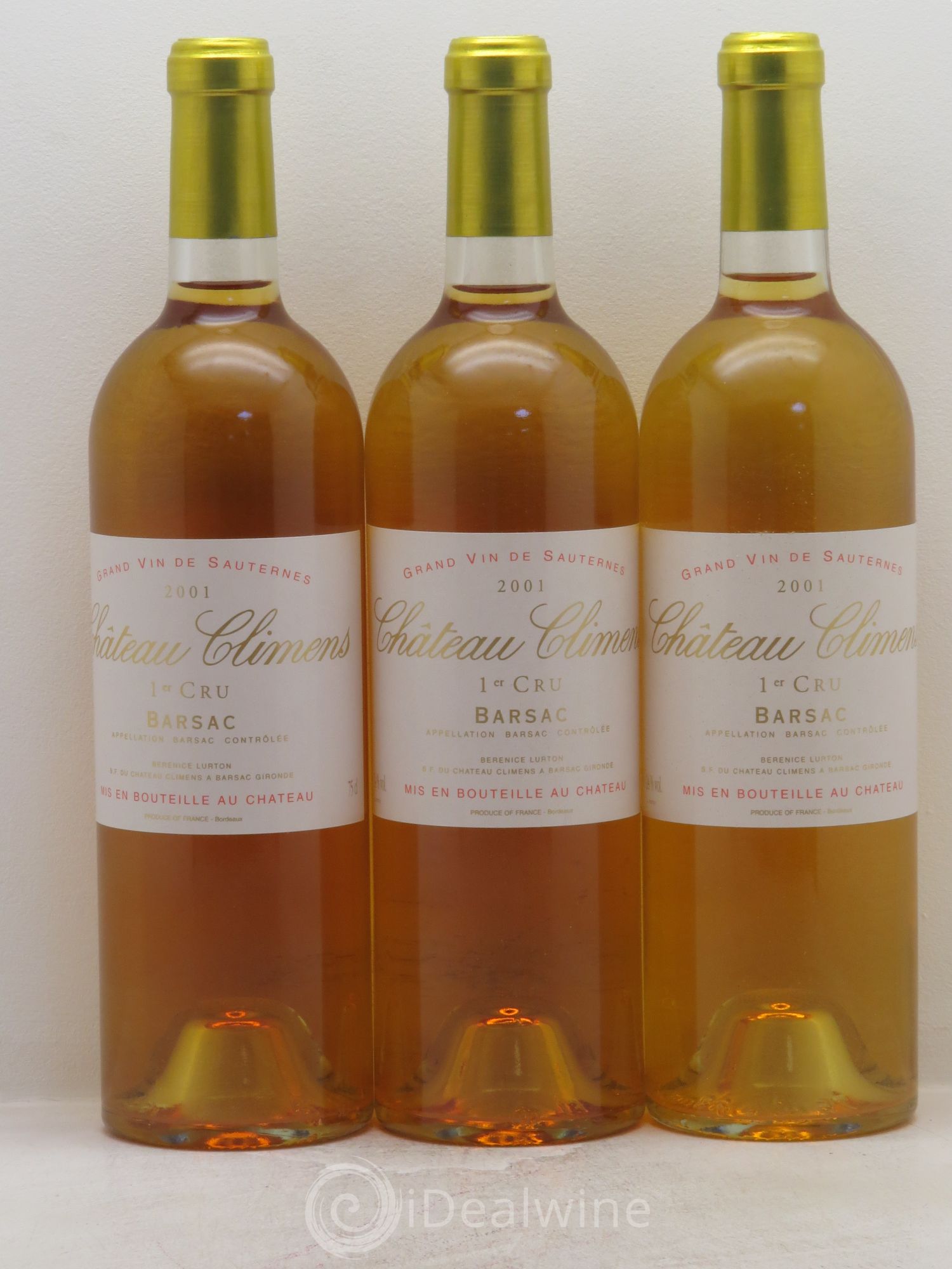 Château Climens 1er Grand Cru Classé 2001 - Lotto di 6 bottiglie - 2