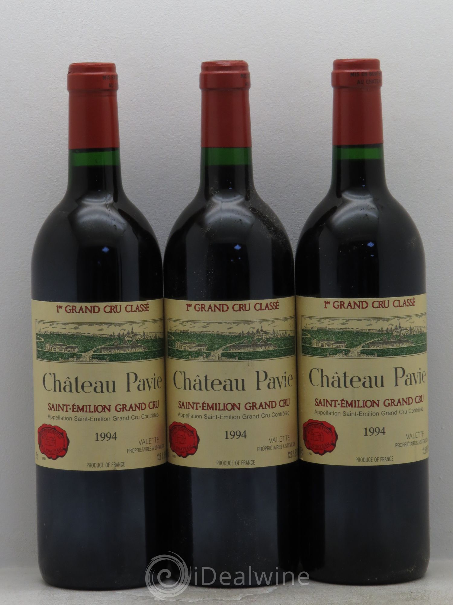 Château Pavie 1er Grand Cru Classé A 1994 - Lot de 3 bouteilles - 0