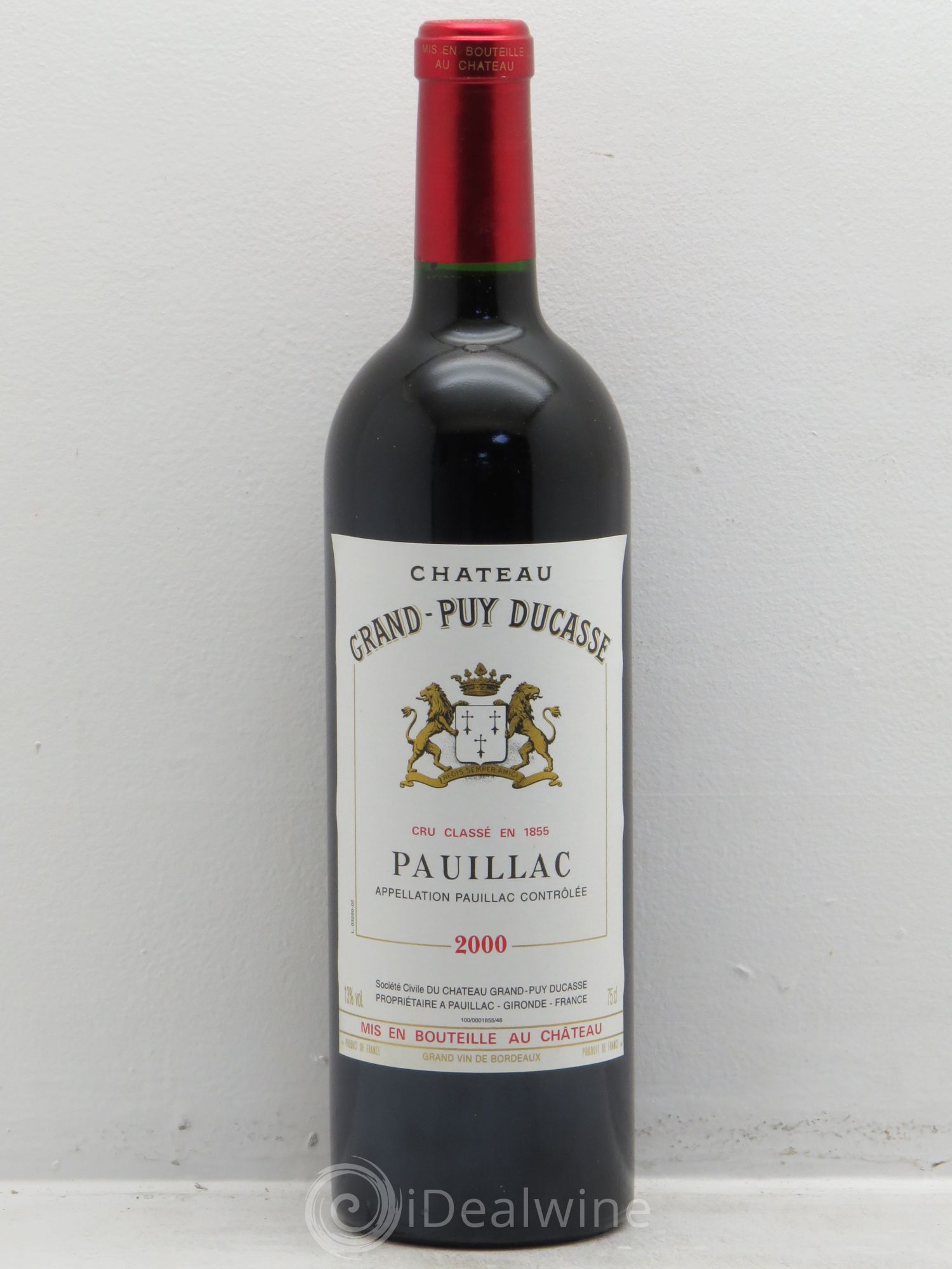 Château Grand Puy Ducasse 5ème Grand Cru Classé 2000 - Lot de 12 bouteilles - 0
