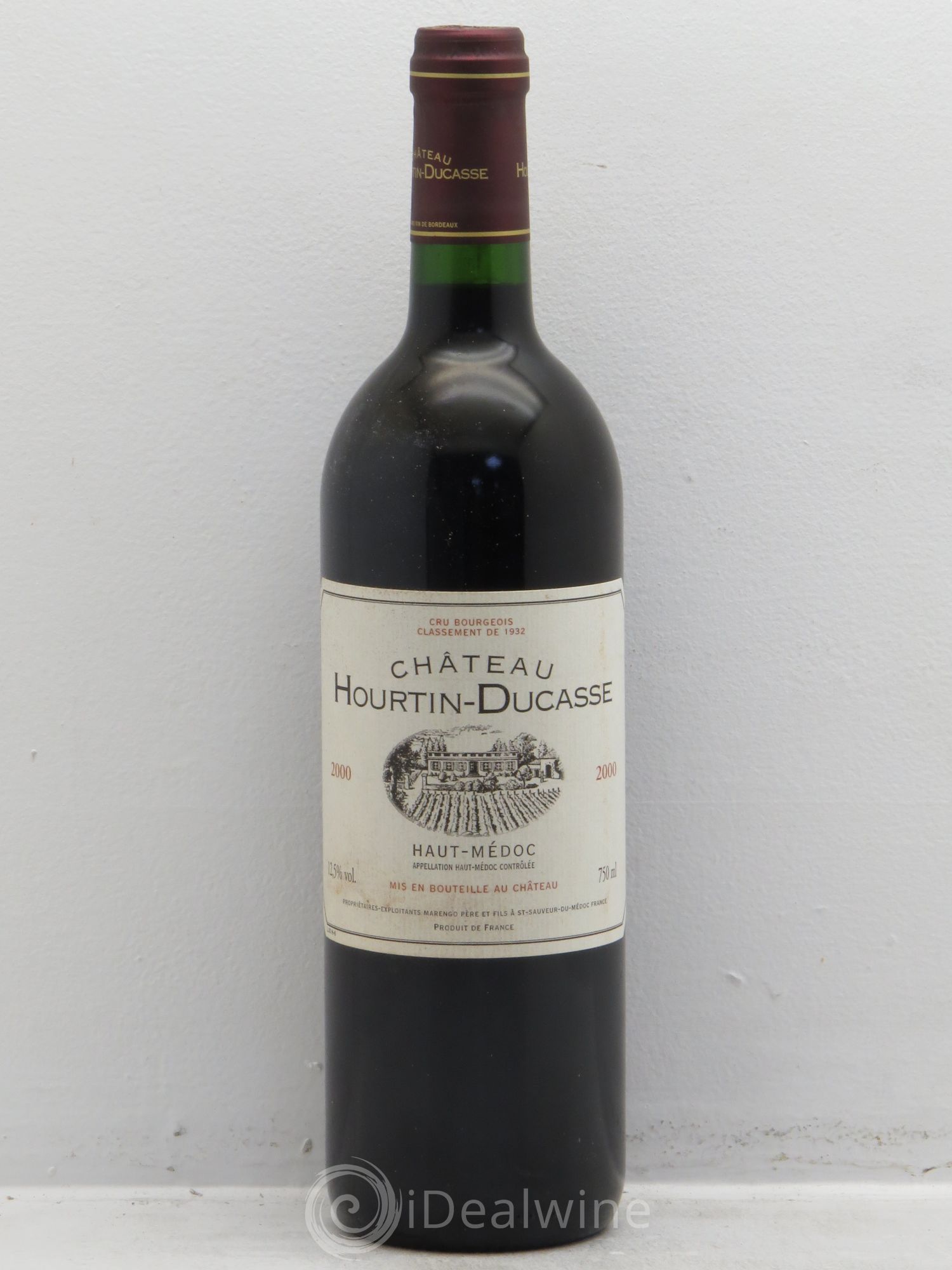 Château Hourtin Ducasse Cru Bourgeois 2000 - Lot de 12 bouteilles - 0