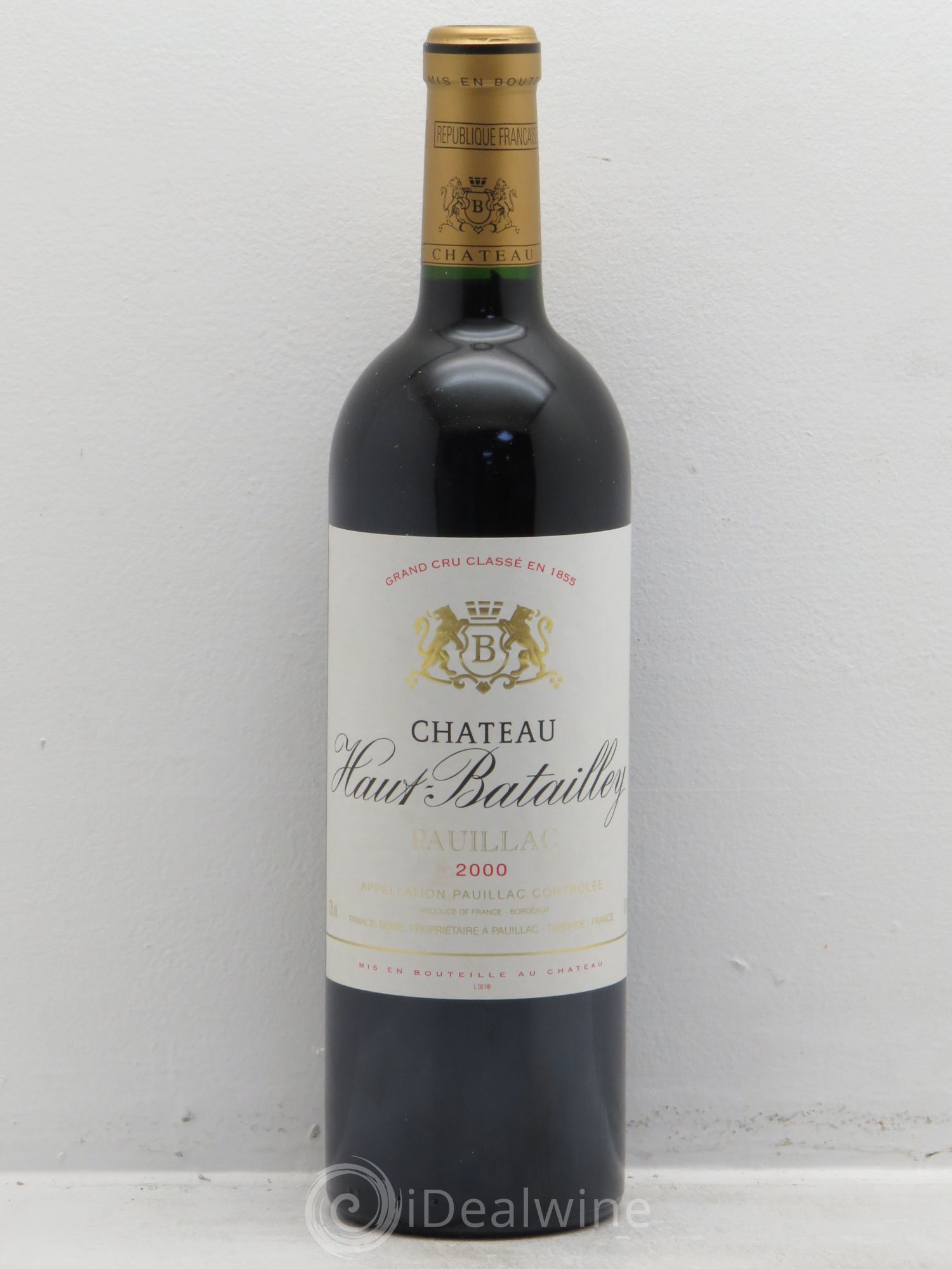 Château Haut Batailley 5ème Grand Cru Classé 2000 - Lot de 12 bouteilles - 0