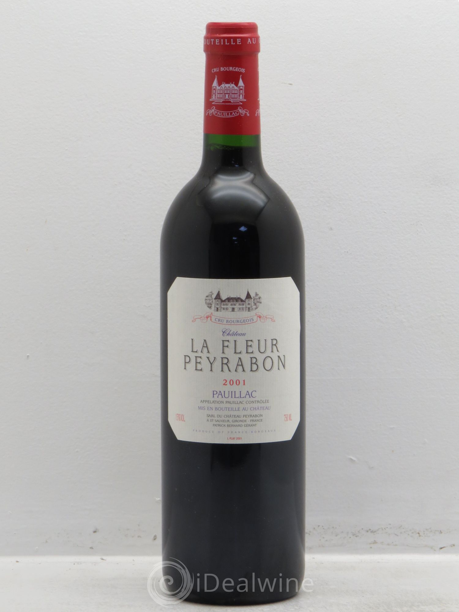 Château La Fleur Peyrabon Cru Bourgeois 2001 - Lot de 12 bouteilles - 0