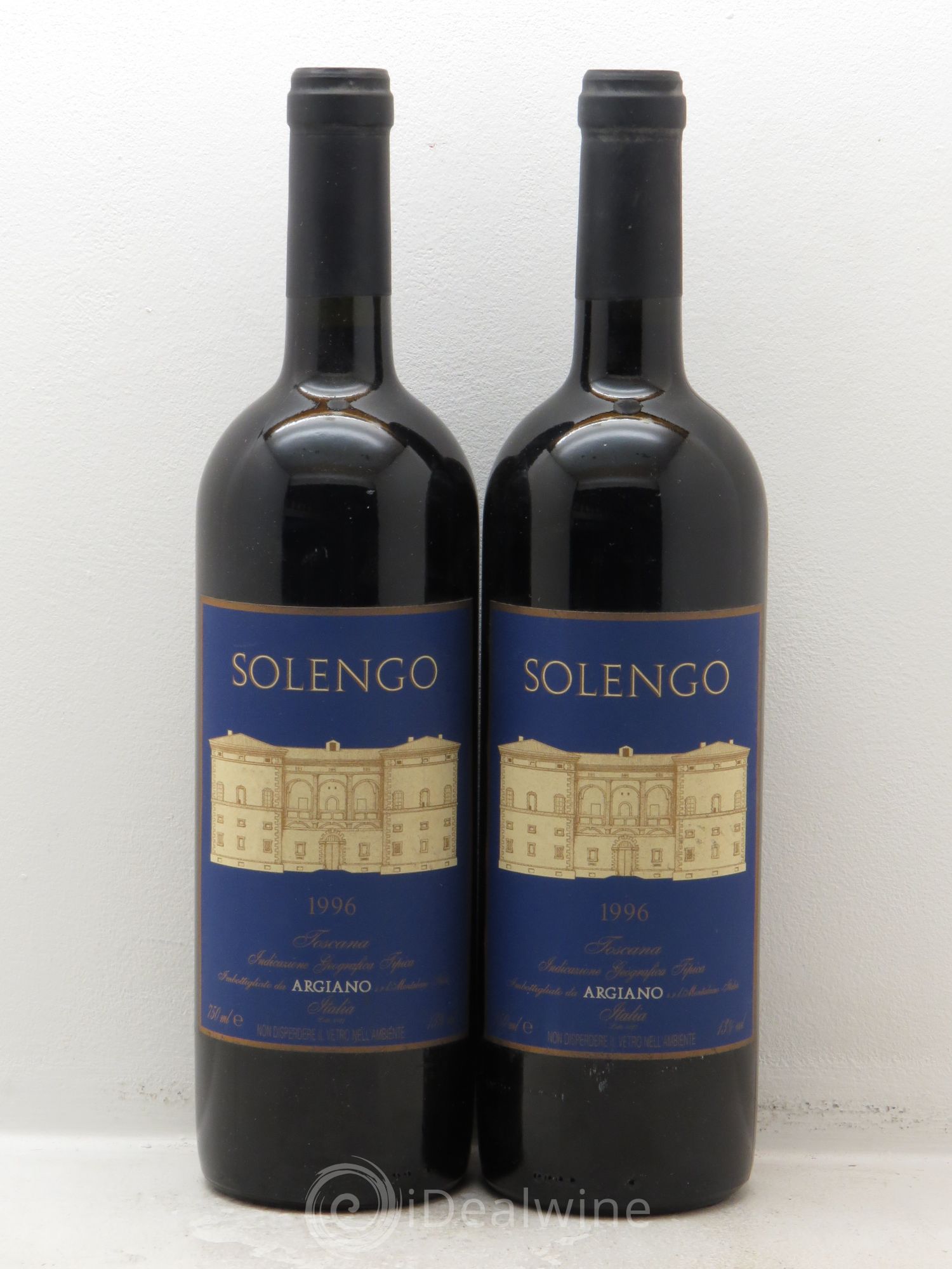 Toscana IGT Argiano Solengo 1996 - Lot de 2 bouteilles - 0