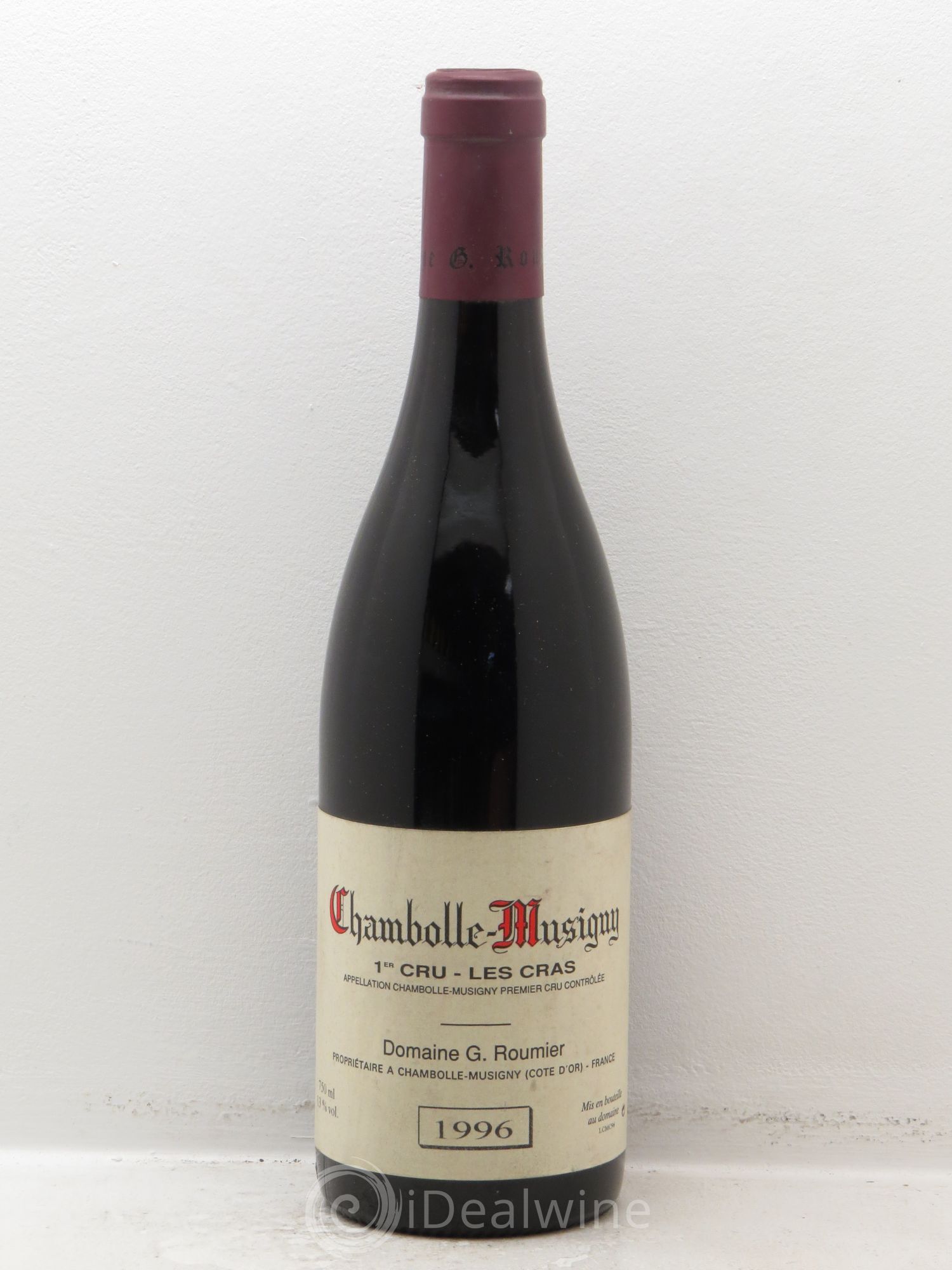 Chambolle-Musigny 1er Cru Les Cras Georges Roumier (Domaine) 1996 - Lot de 1 bouteille - 0