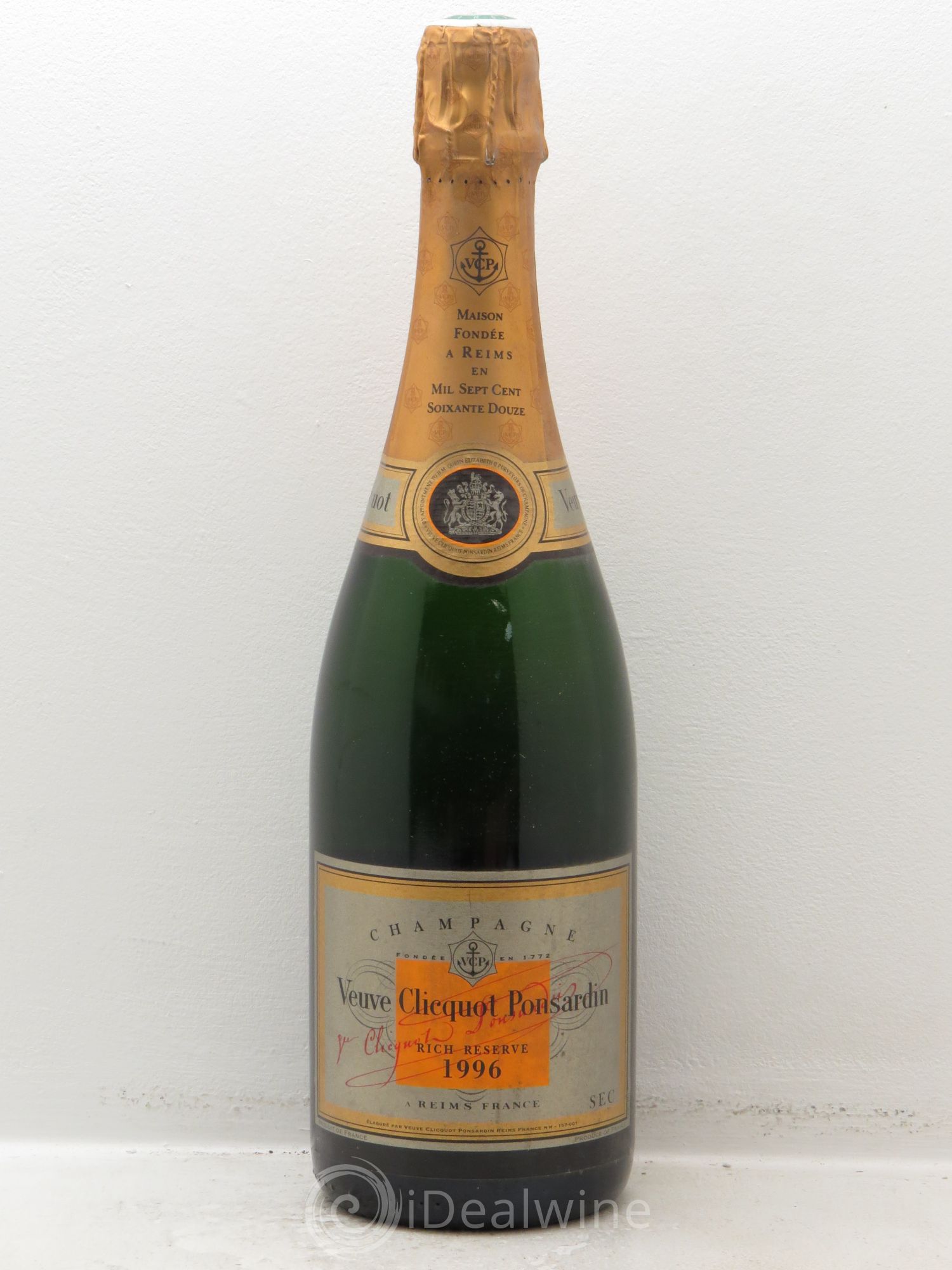 Champagne Veuve Clicquot Ponsardin Rich Reserve 1996 - Posten von 1 Flasche - 0