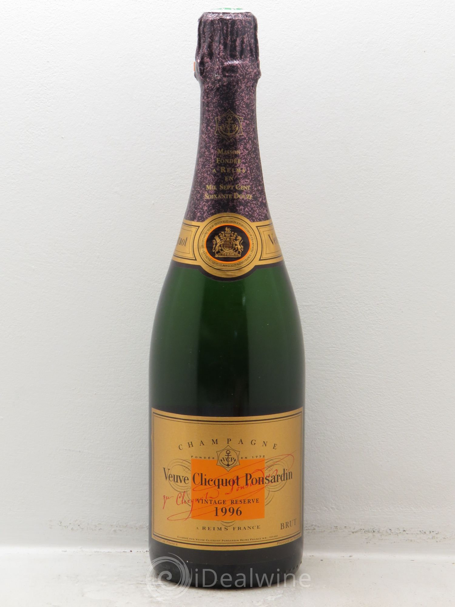 Vintage Veuve Clicquot 1996 - Lot de 6 bouteilles - 0
