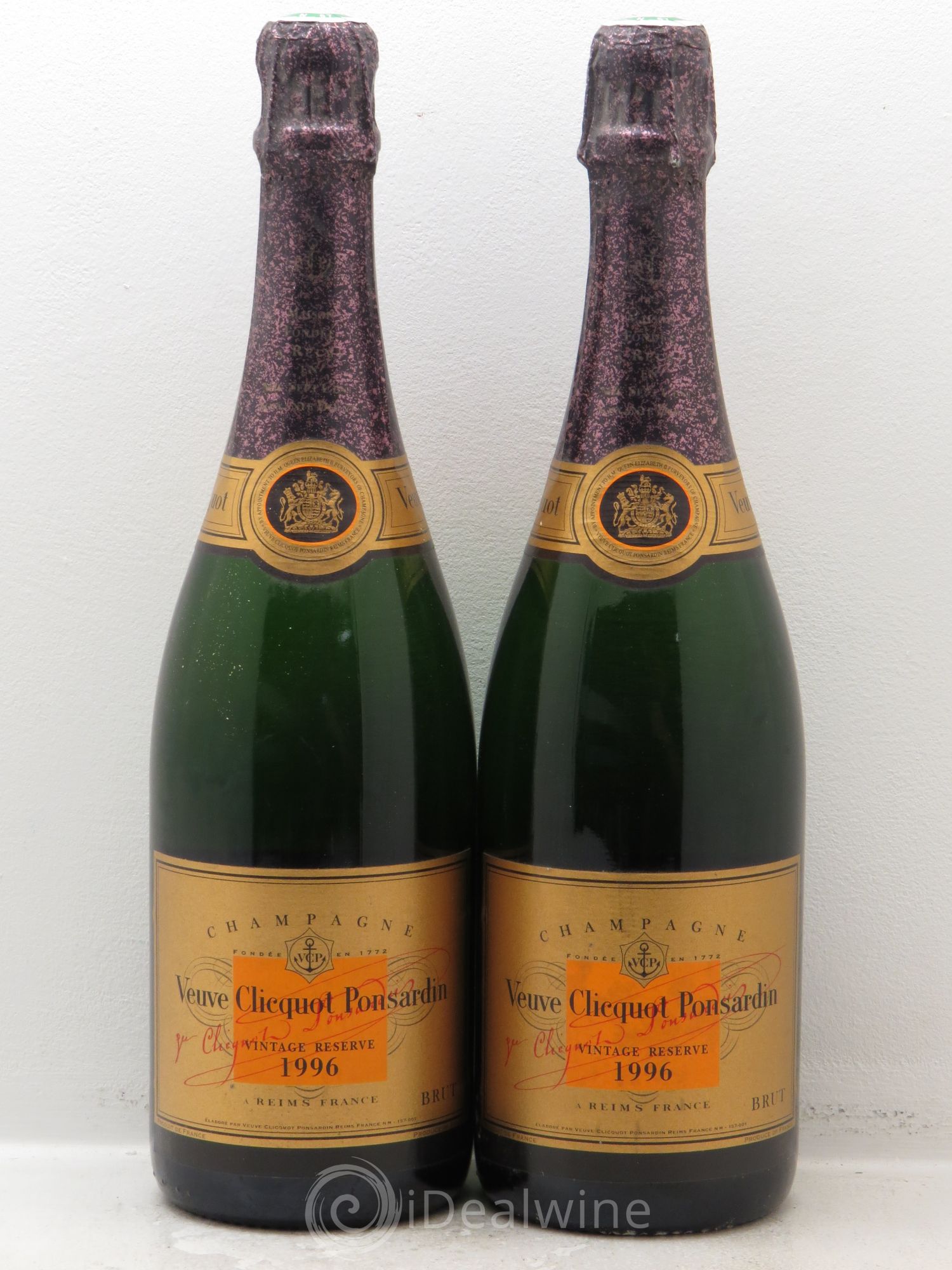 Vintage Veuve Clicquot 1996 - Lot de 2 bouteilles - 0
