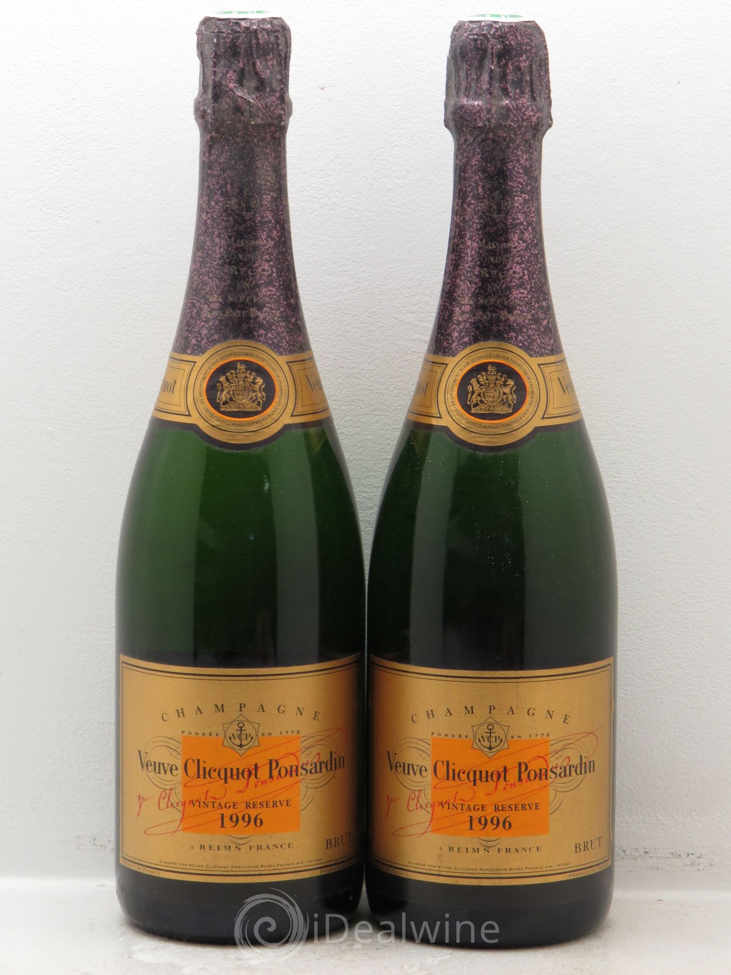 Vintage Veuve Clicquot 1996 - Lot de 2 bouteilles - 0