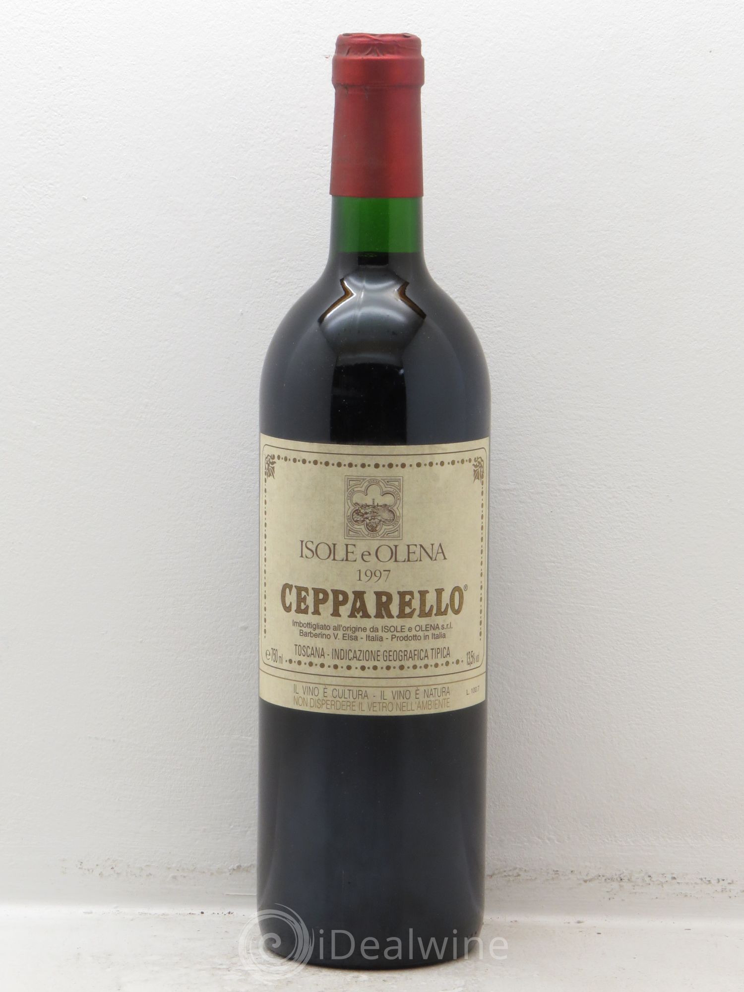 Toscana IGT Isole e Olena Cepparello 1997 - Lot de 6 bouteilles - 0