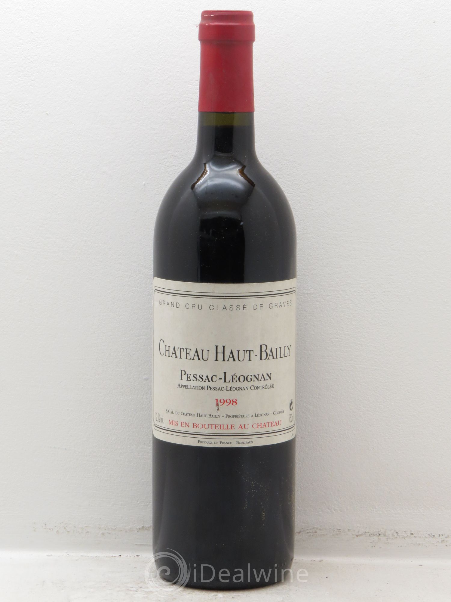 Château Haut-Bailly Cru Classé de Graves 1998 - Lot de 6 bouteilles - 0