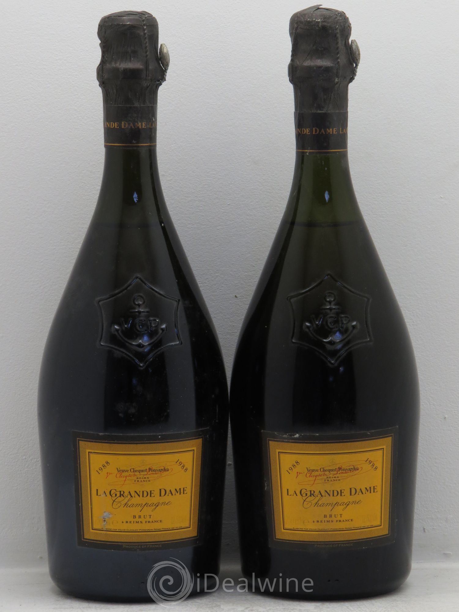 La Grande Dame Veuve Clicquot 1988 - Lot de 2 bouteilles - 0
