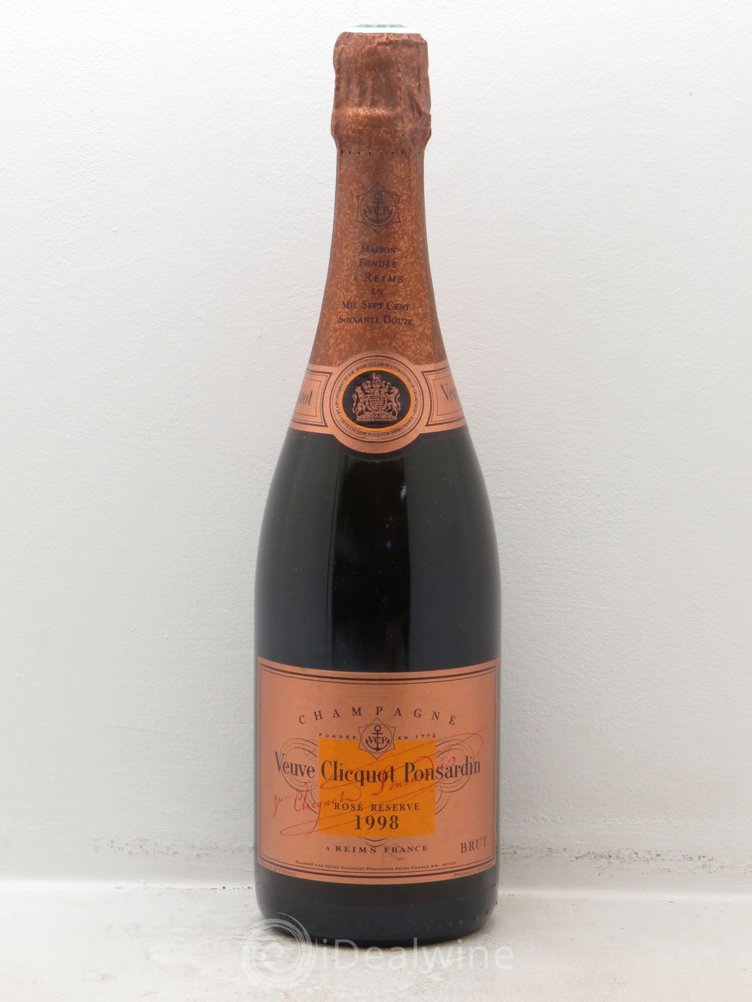 Champagne - Veuve Clicquot Ponsardin Réserve 1998 - Posten von 1 Flasche - 0