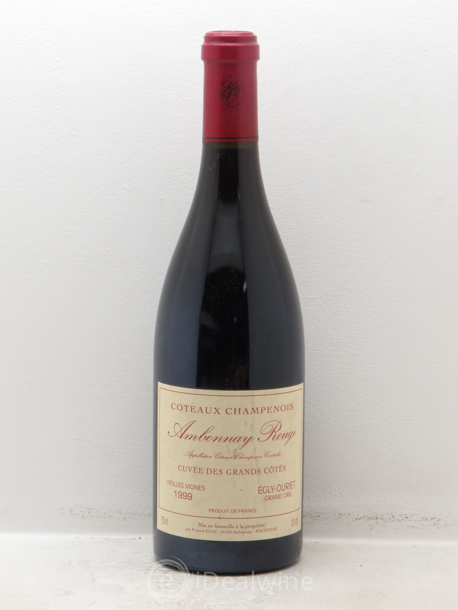 Divers Egly-Ouriet Ambonnay Coteaux Champenois Vieilles Vignes Cuvée des Grands Côtés 1999 - Posten von 1 Flasche - 0