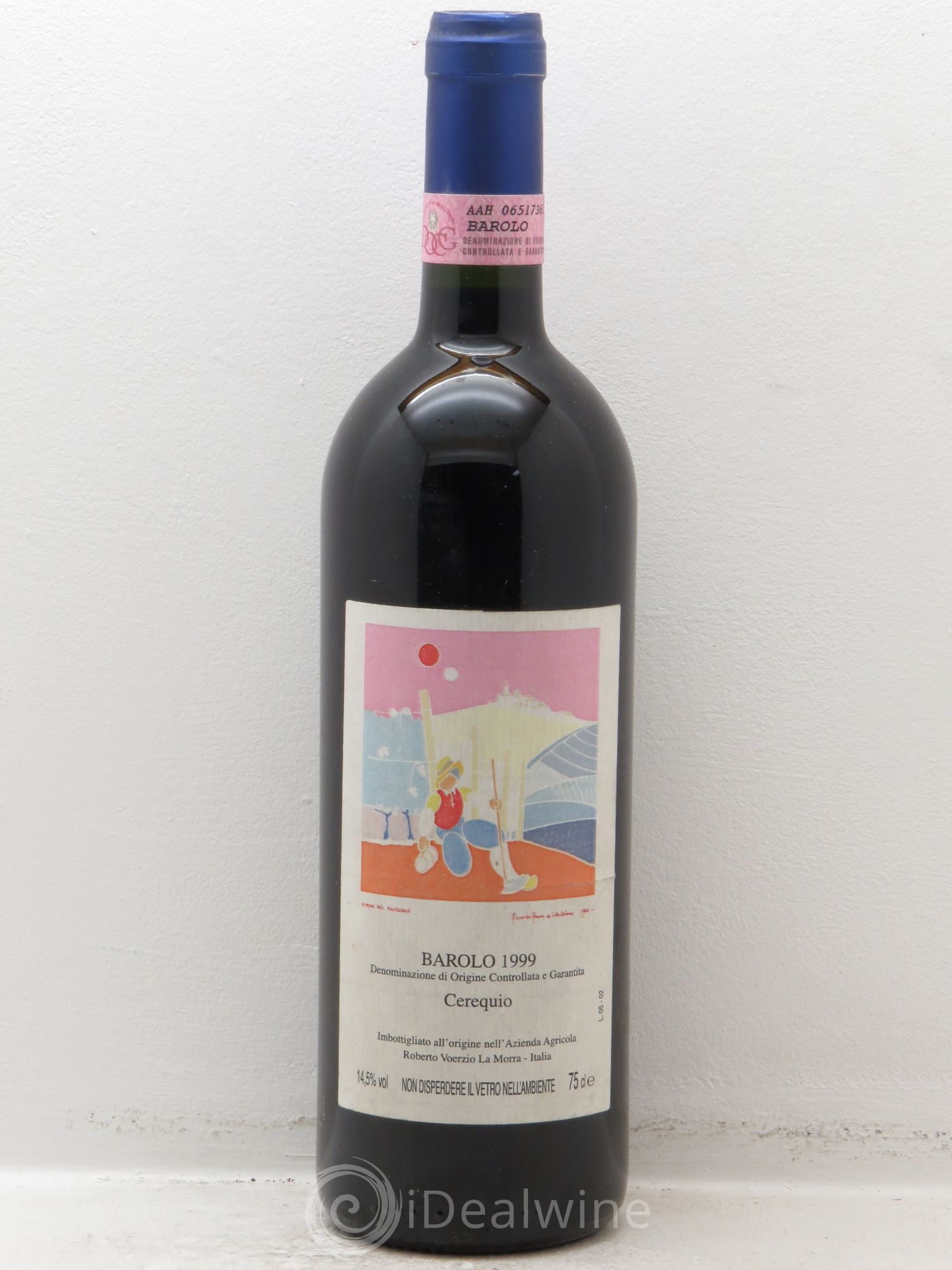 Barolo DOCG Cerequio Roberto Voerzio 1999 - Lot de 1 bouteille - 0
