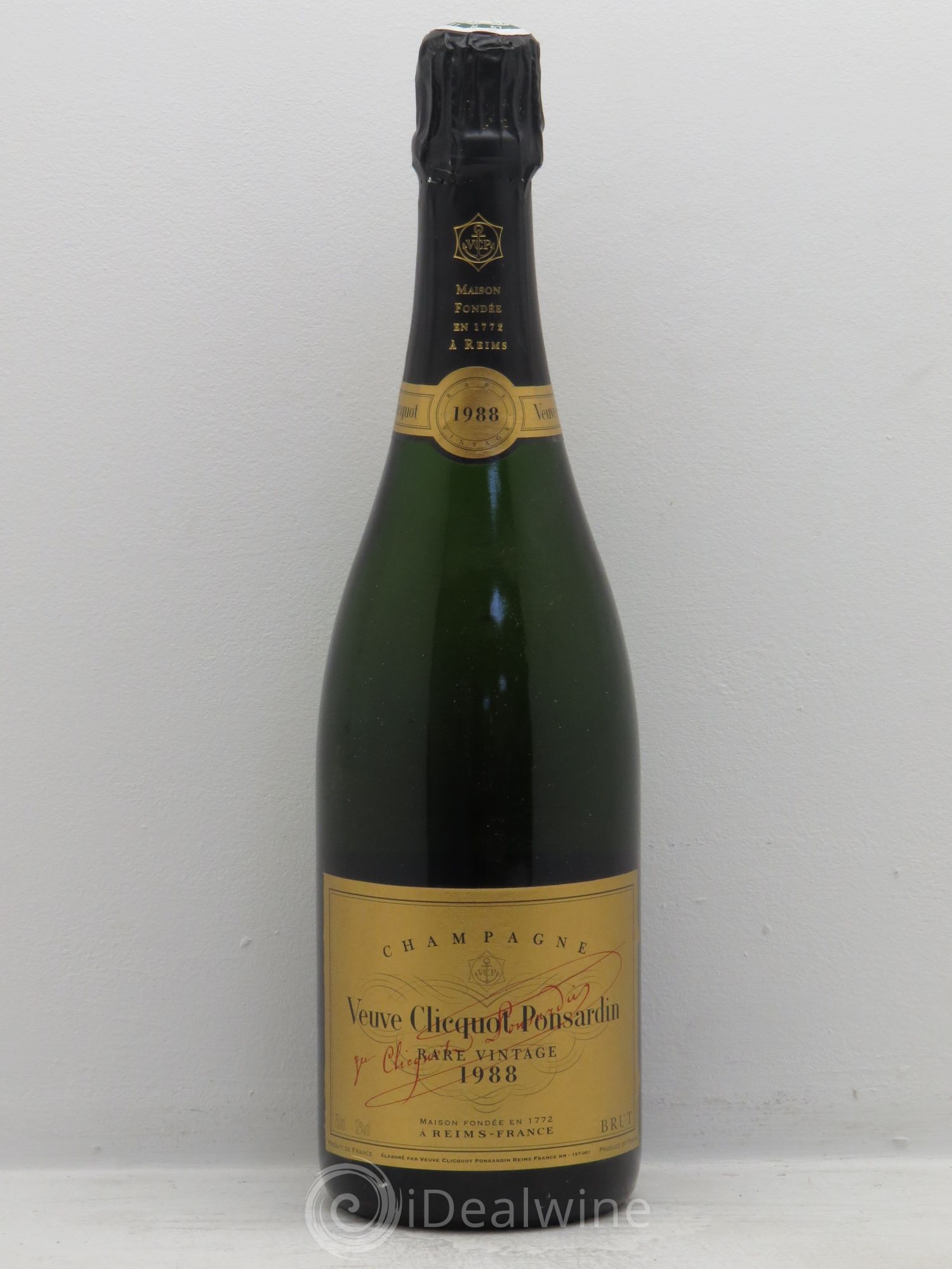 Champagne Veuve Clicquot Ponsardin Rare Vintage 1988 - Posten von 1 Flasche - 0