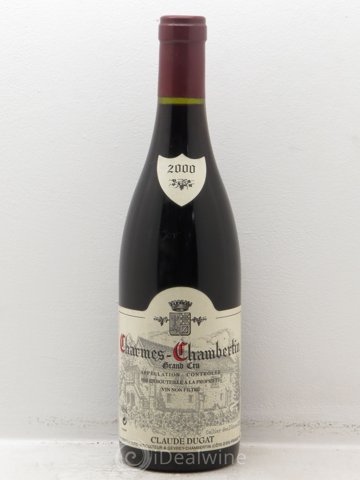 Charmes-Chambertin Grand Cru Claude Dugat 2000 - Lot de 1 bouteille - 0
