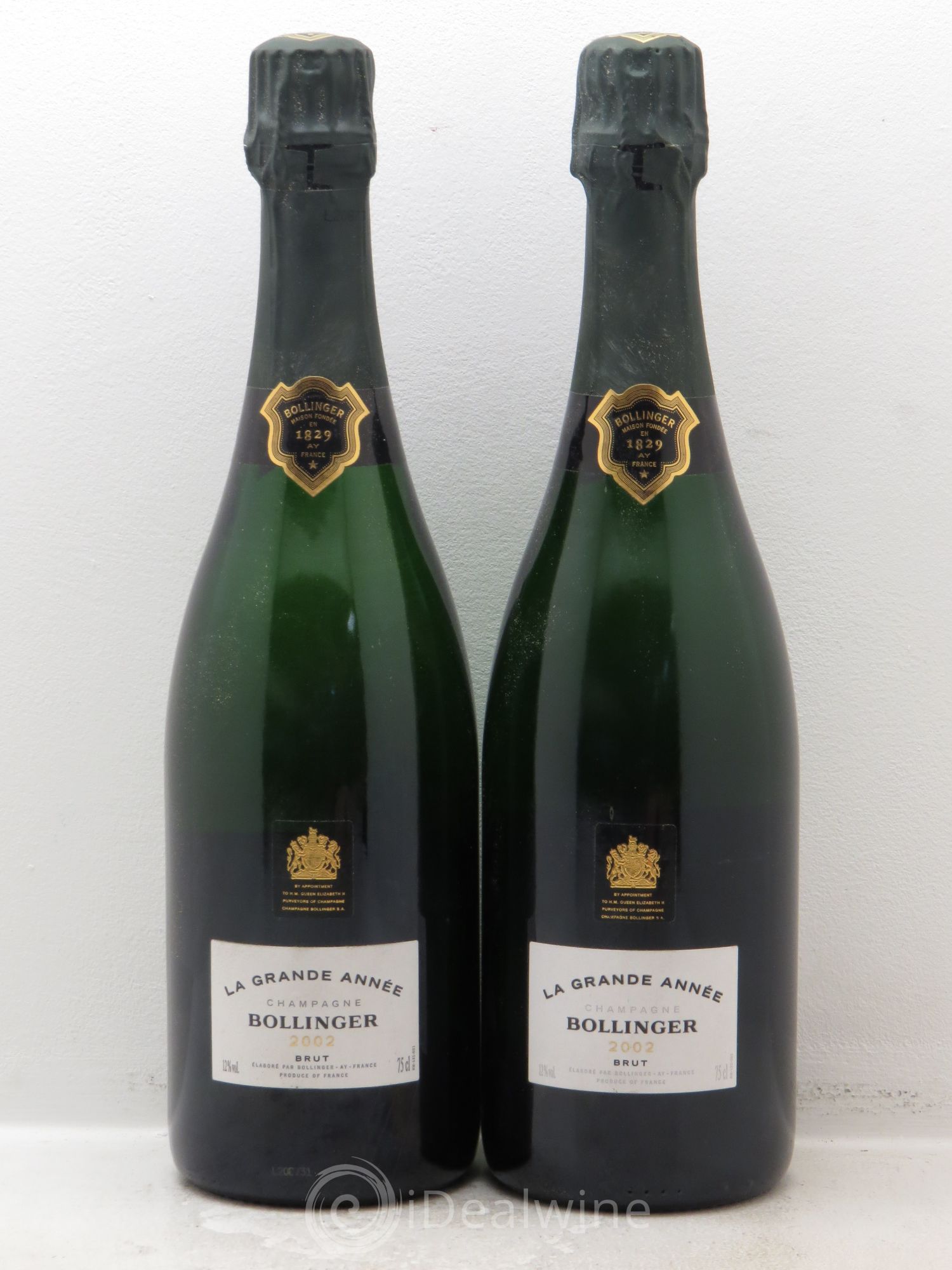 La Grande Année Brut Bollinger 2002 - Lot de 2 bouteilles - 0