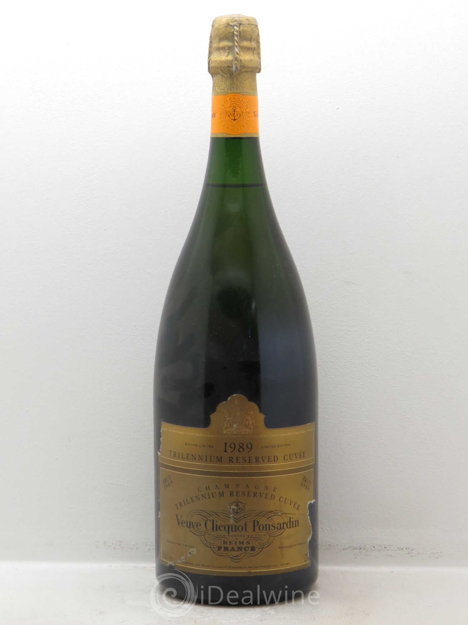 Champagne Veuve Clicquot Ponsardin Trilennium Reserved Cuvée 1989 - Posten von 1 Magnum - 0