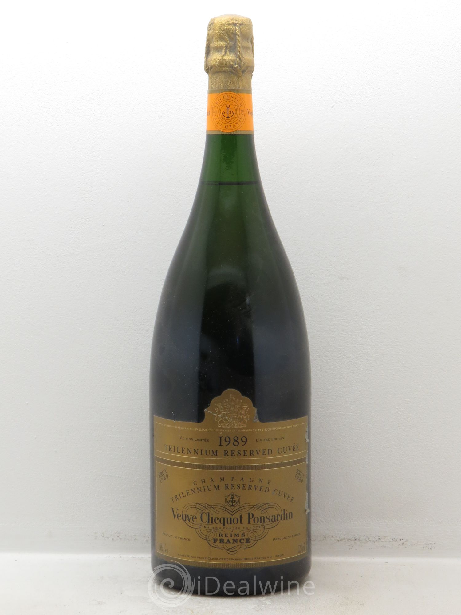 Champagne Veuve Clicquot Ponsardin Trilennium Reserved Cuvée 1989 - Posten von 1 Magnum - 0