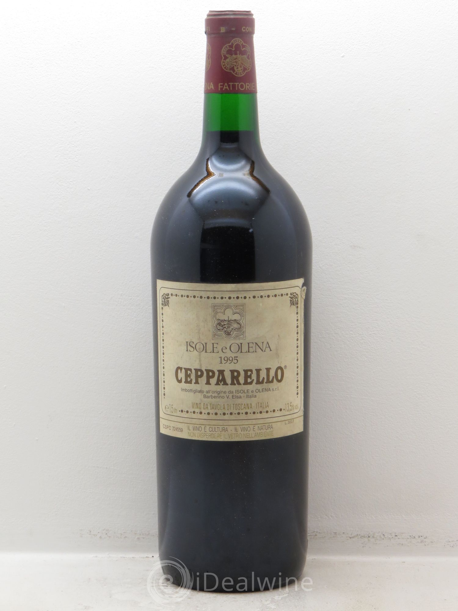 Toscana IGT Isole e Olena Cepparello 1995 - Posten von 1 Magnum - 0