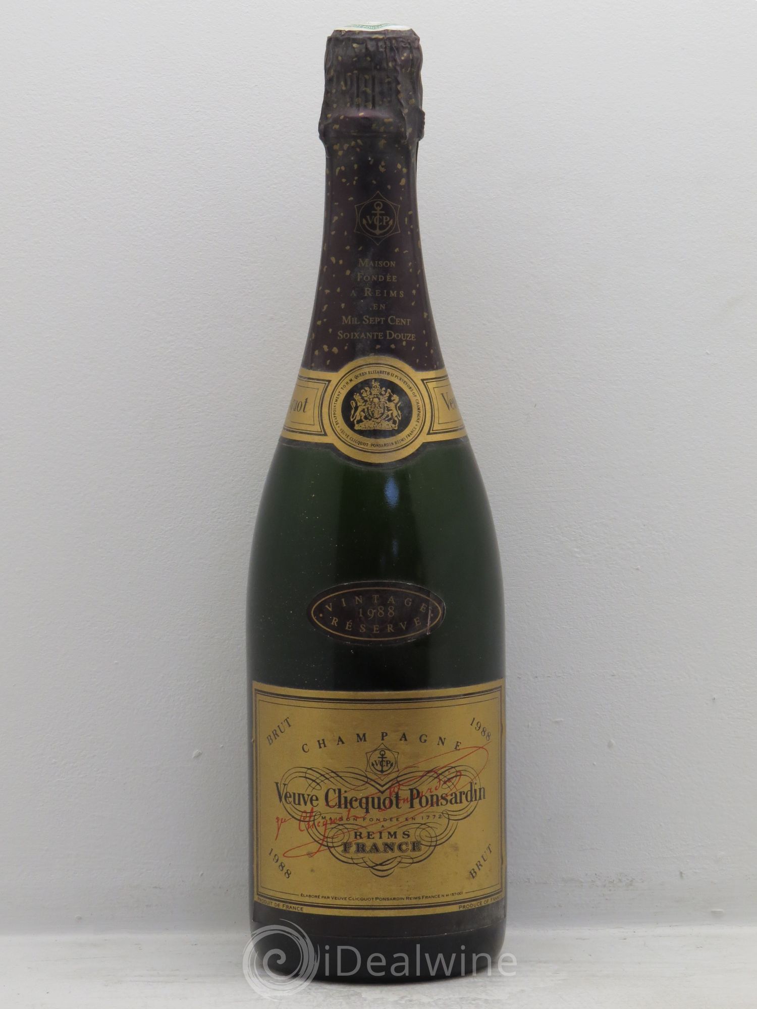 Vintage Veuve Clicquot 1988 - Lot de 1 bouteille - 0