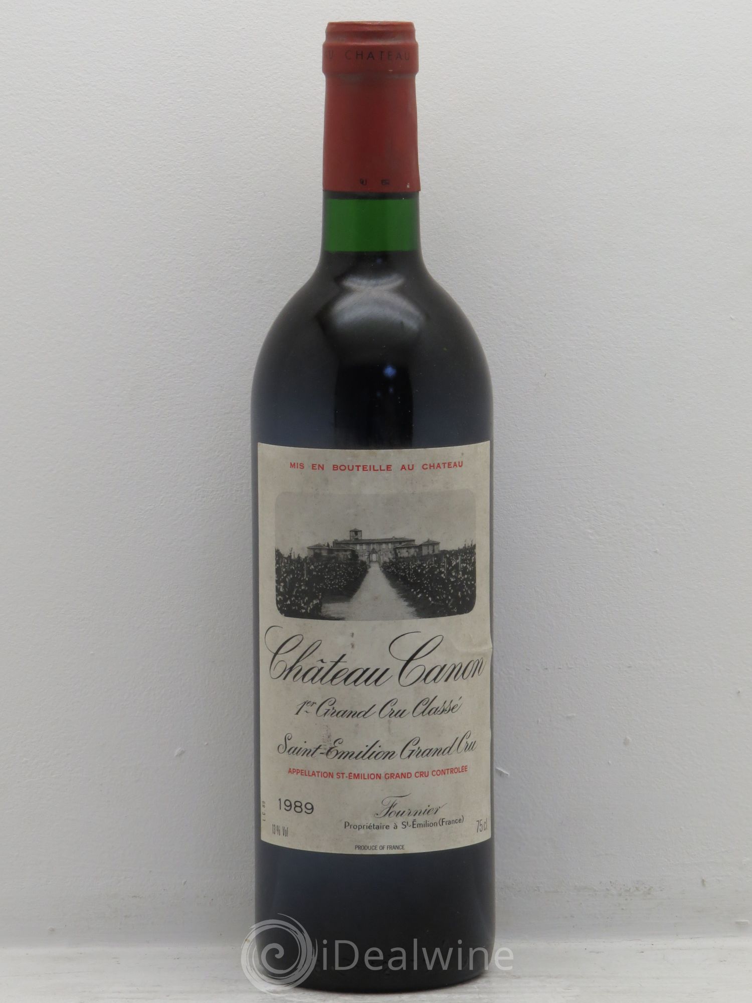 Château Canon 1er Grand Cru Classé B 1989 - Lot de 1 bouteille - 0