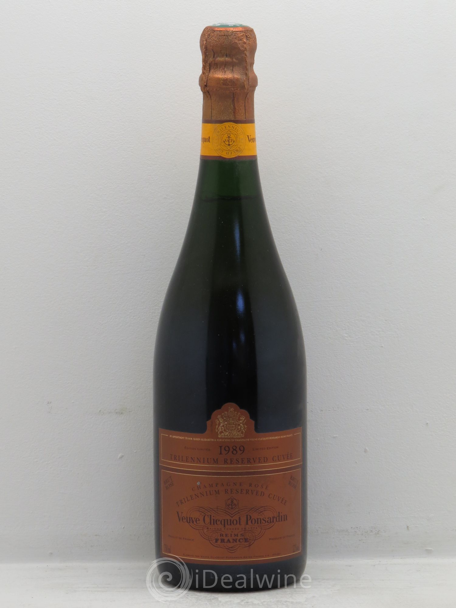 Champagne - Veuve Clicquot Ponsardin Trilennium Reserved Cuvée 1989 - Posten von 1 Flasche - 0