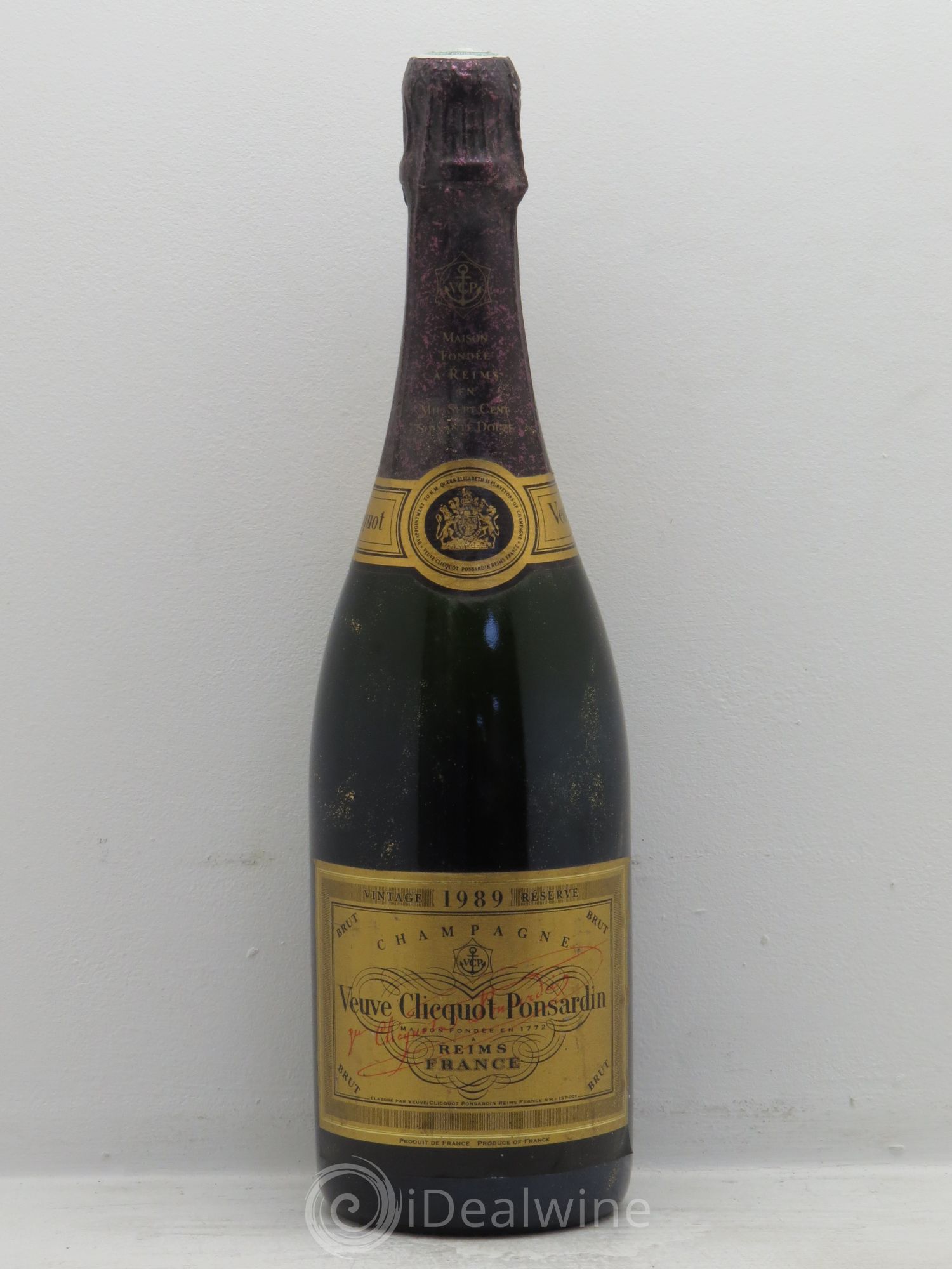 Vintage Veuve Clicquot 1989 - Lot de 6 bouteilles - 0