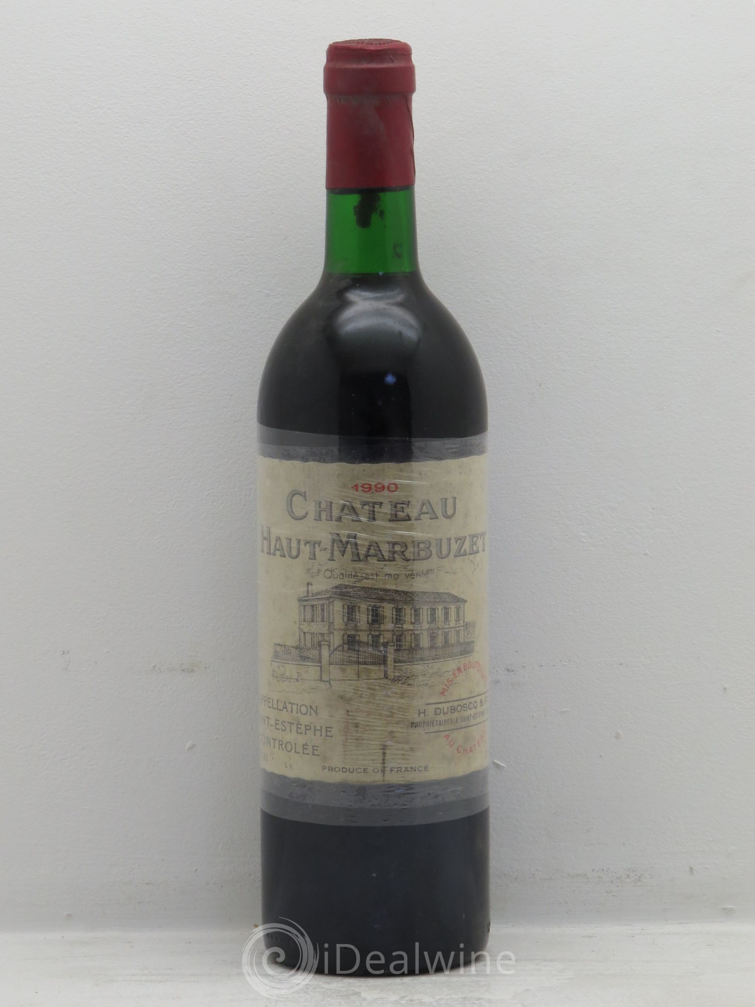Château Haut Marbuzet 1990 - Lot de 1 bouteille - 0