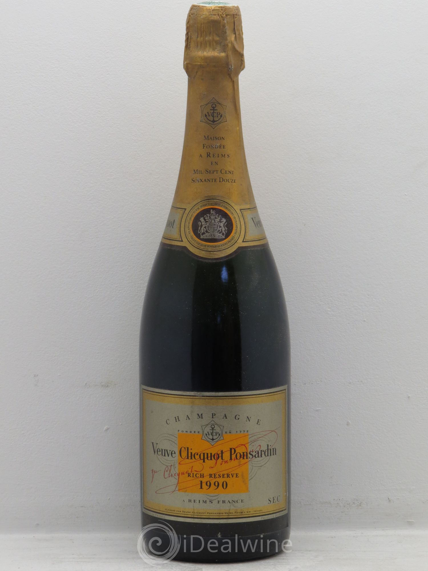 Champagne Veuve Clicquot Ponsardin Rich Réserve 1990 - Posten von 1 Flasche - 0