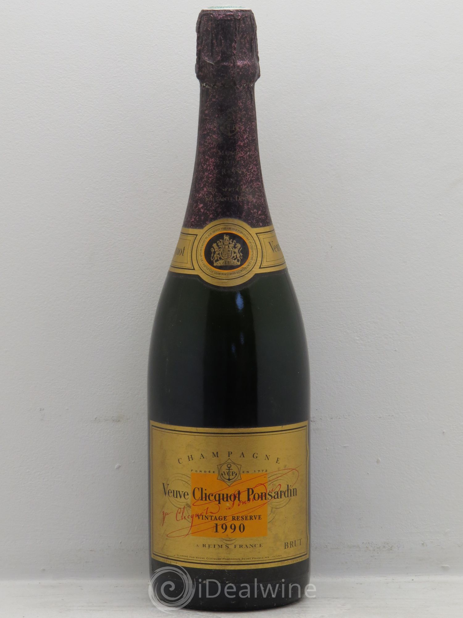 Vintage Veuve Clicquot 1990 - Lot de 1 bouteille - 0