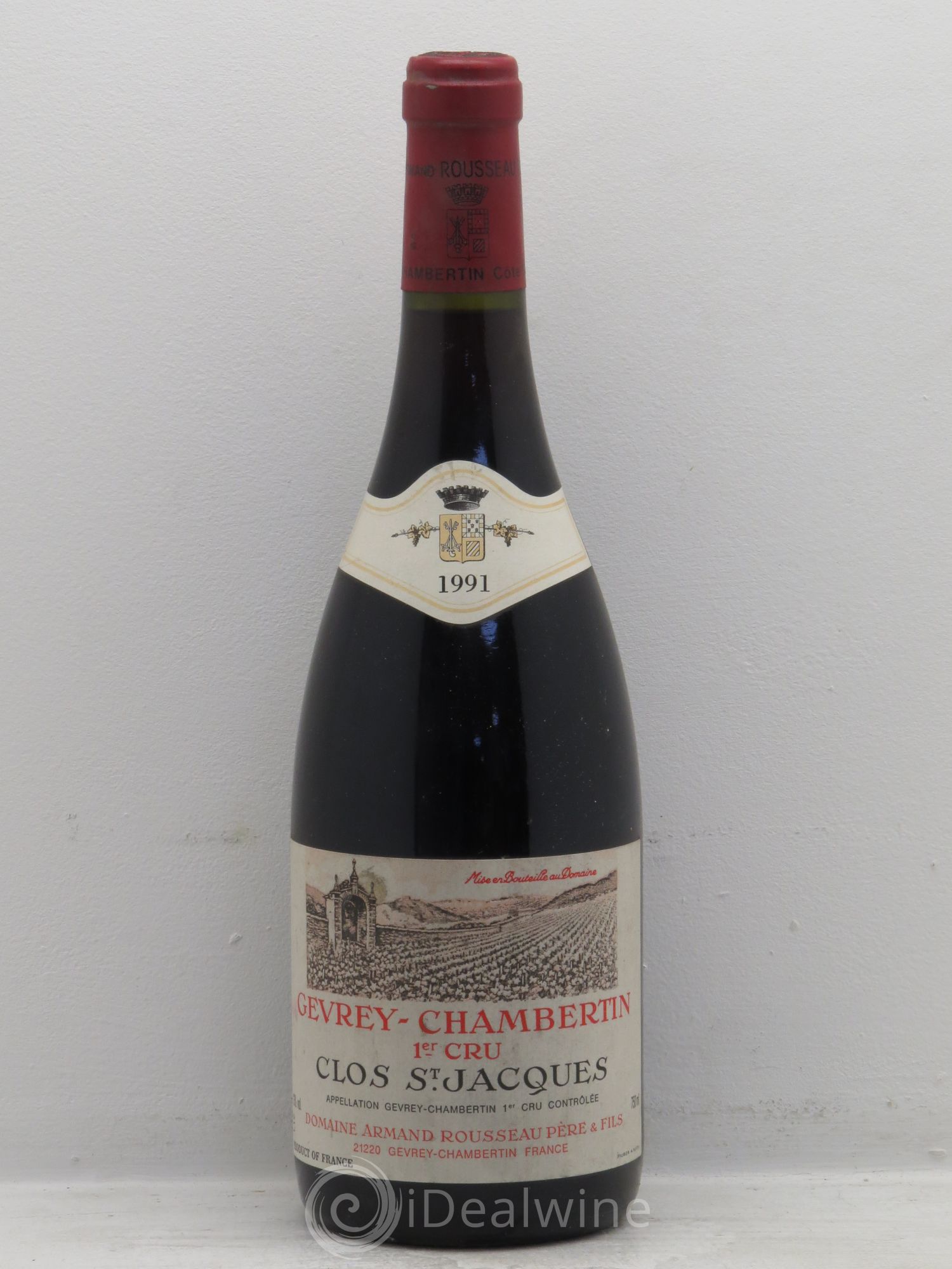 Gevrey-Chambertin 1er Cru Clos Saint-Jacques Armand Rousseau (Domaine) 1991 - Lot de 1 bouteille - 0