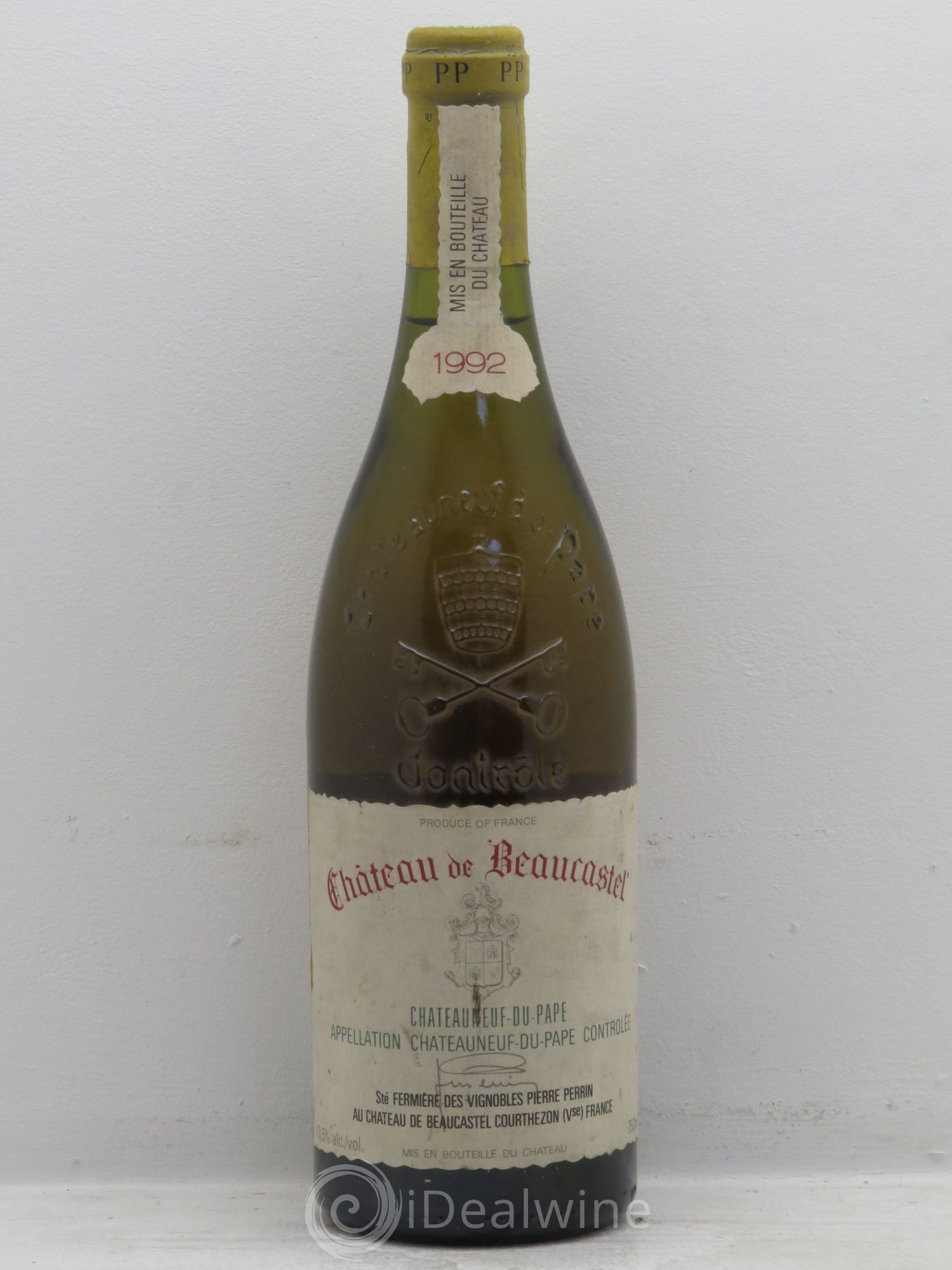 Châteauneuf-du-Pape Château de Beaucastel Famille Perrin 1992 - Lot de 1 bouteille - 0