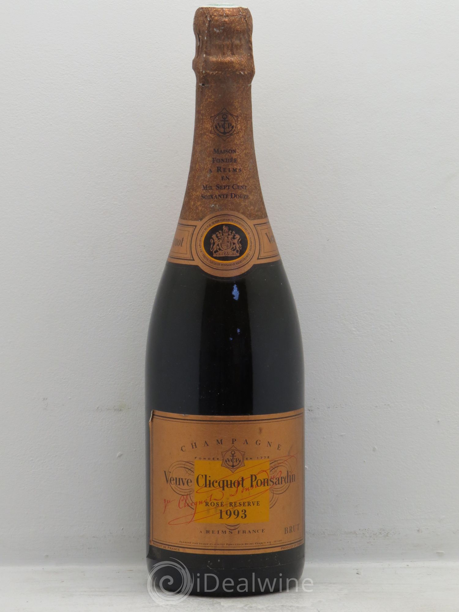 Champagne - Veuve Clicquot Ponsardin Réserve 1993 - Posten von 1 Flasche - 0
