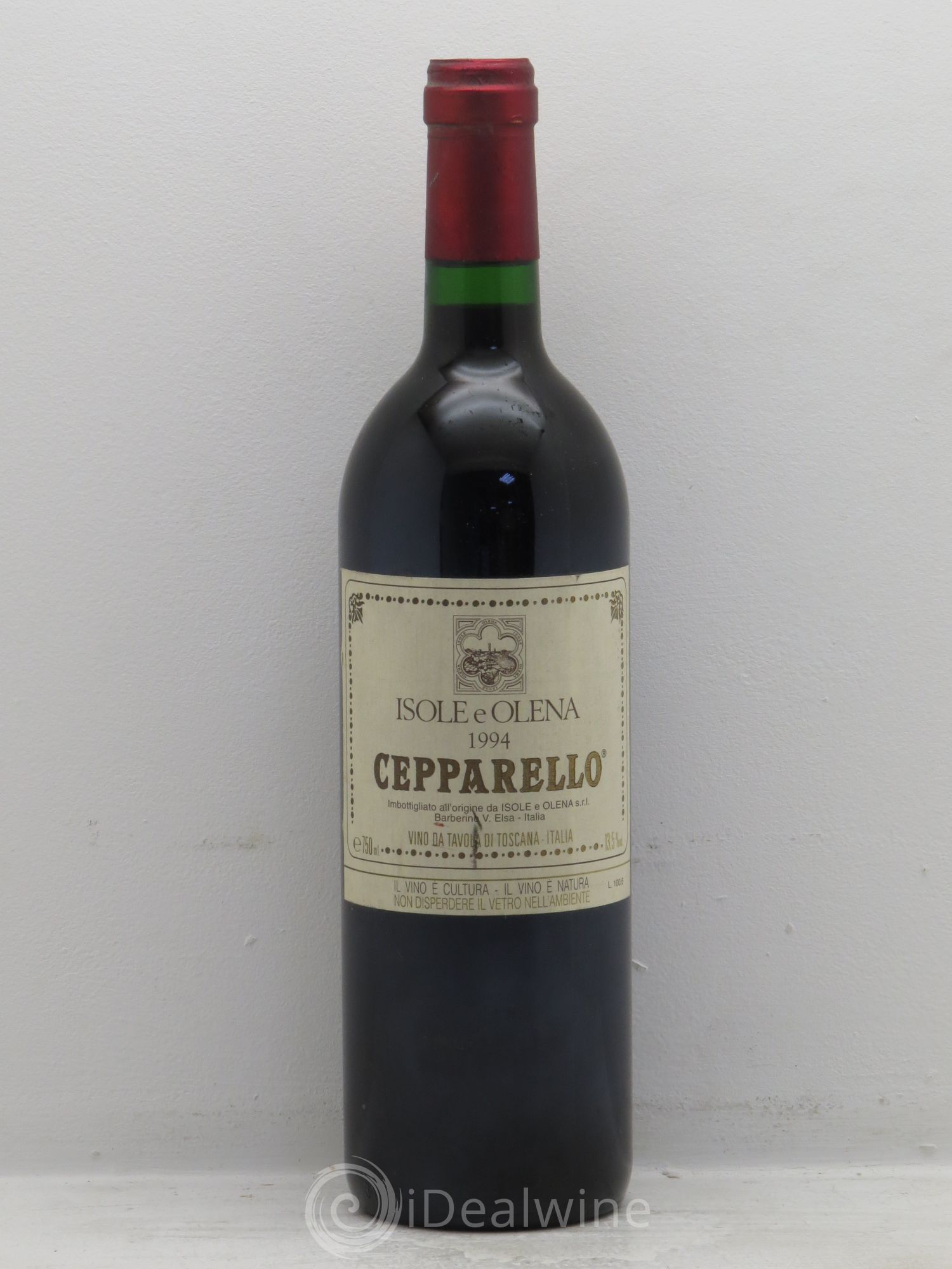 Toscana IGT Isole e Olena Cepparello 1994 - Lot de 1 bouteille - 0