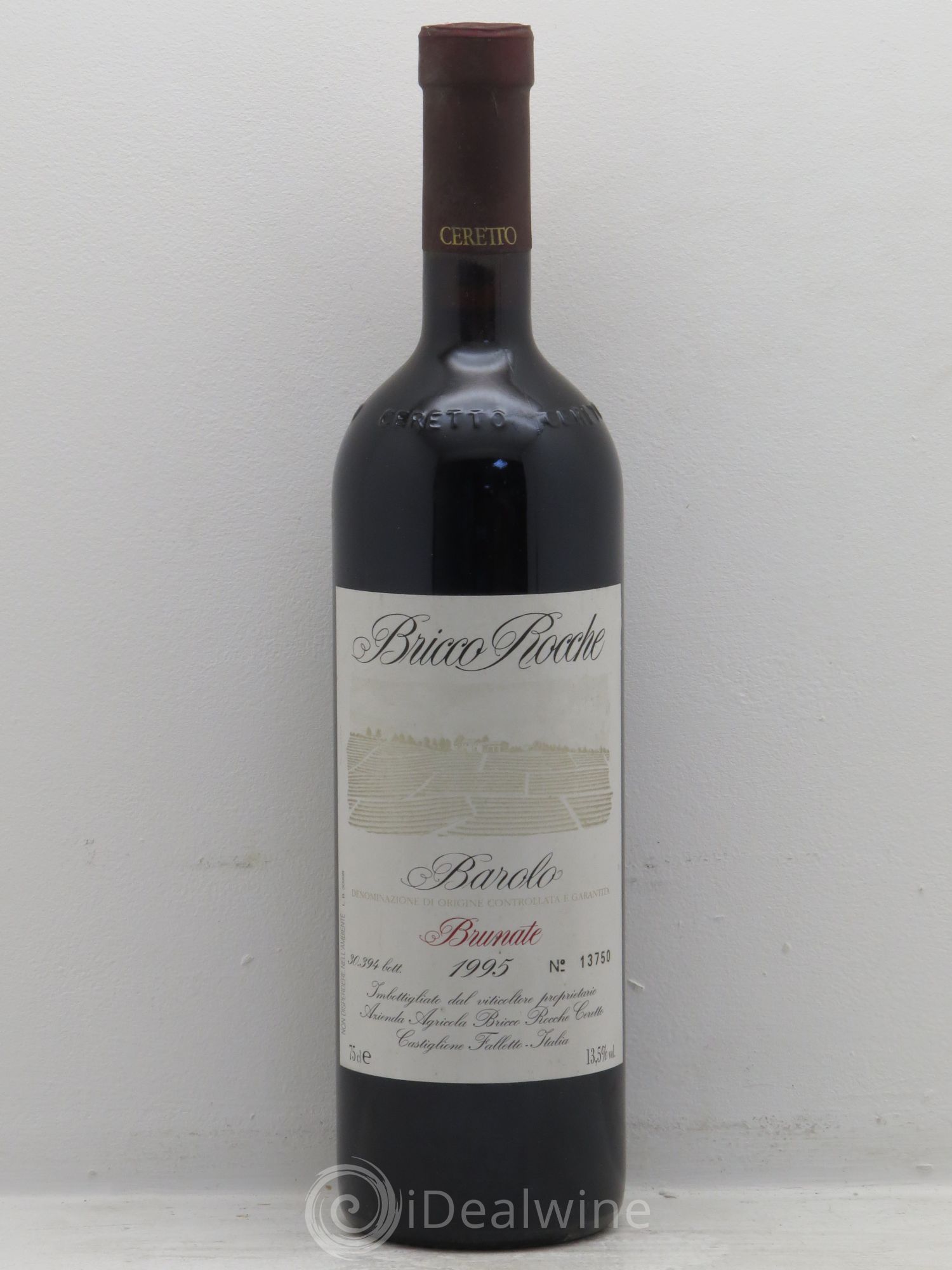 Barolo DOCG Brunate Bricco Rocche Ceretto Brunate 1995 - Lot de 1 bouteille - 0