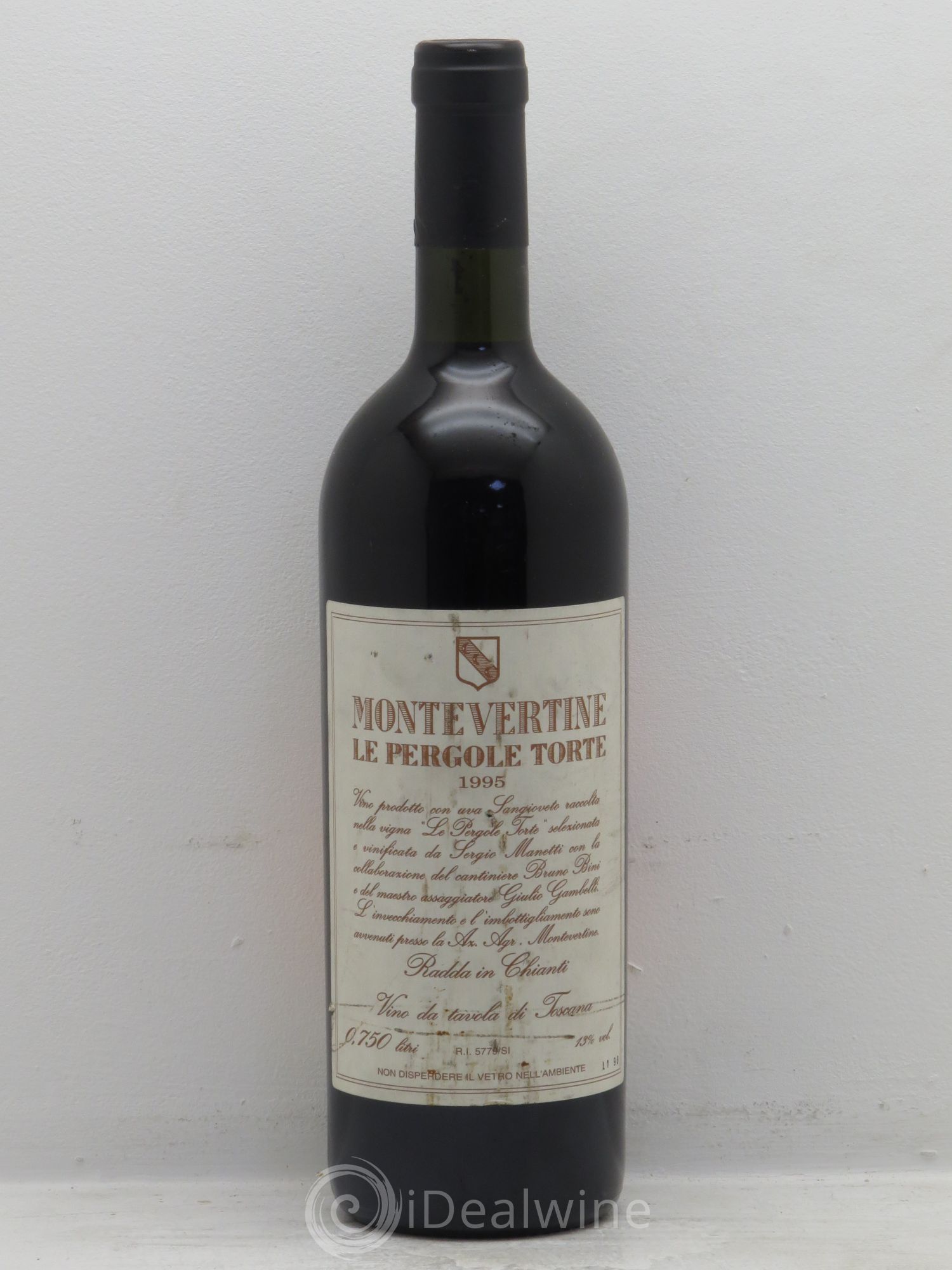 Toscana IGT Montevertine Le Pergole Torte Famille Manetti 1995 - Lot de 1 bouteille - 0