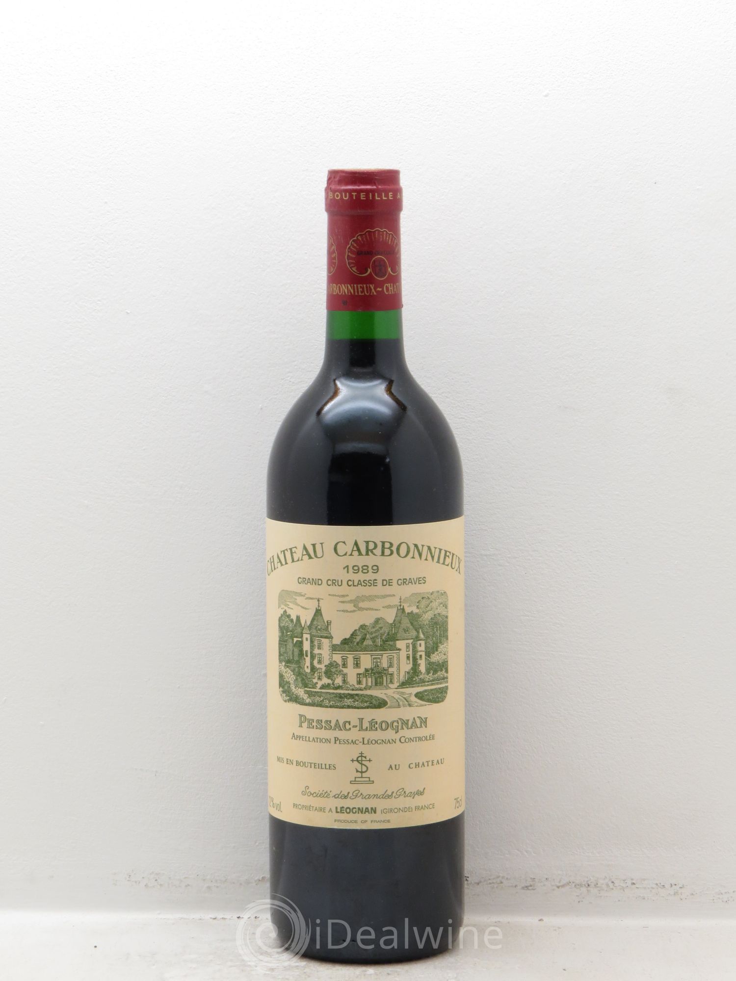 Château Carbonnieux Cru Classé de Graves 1989 - Lot de 6 bouteilles - 0