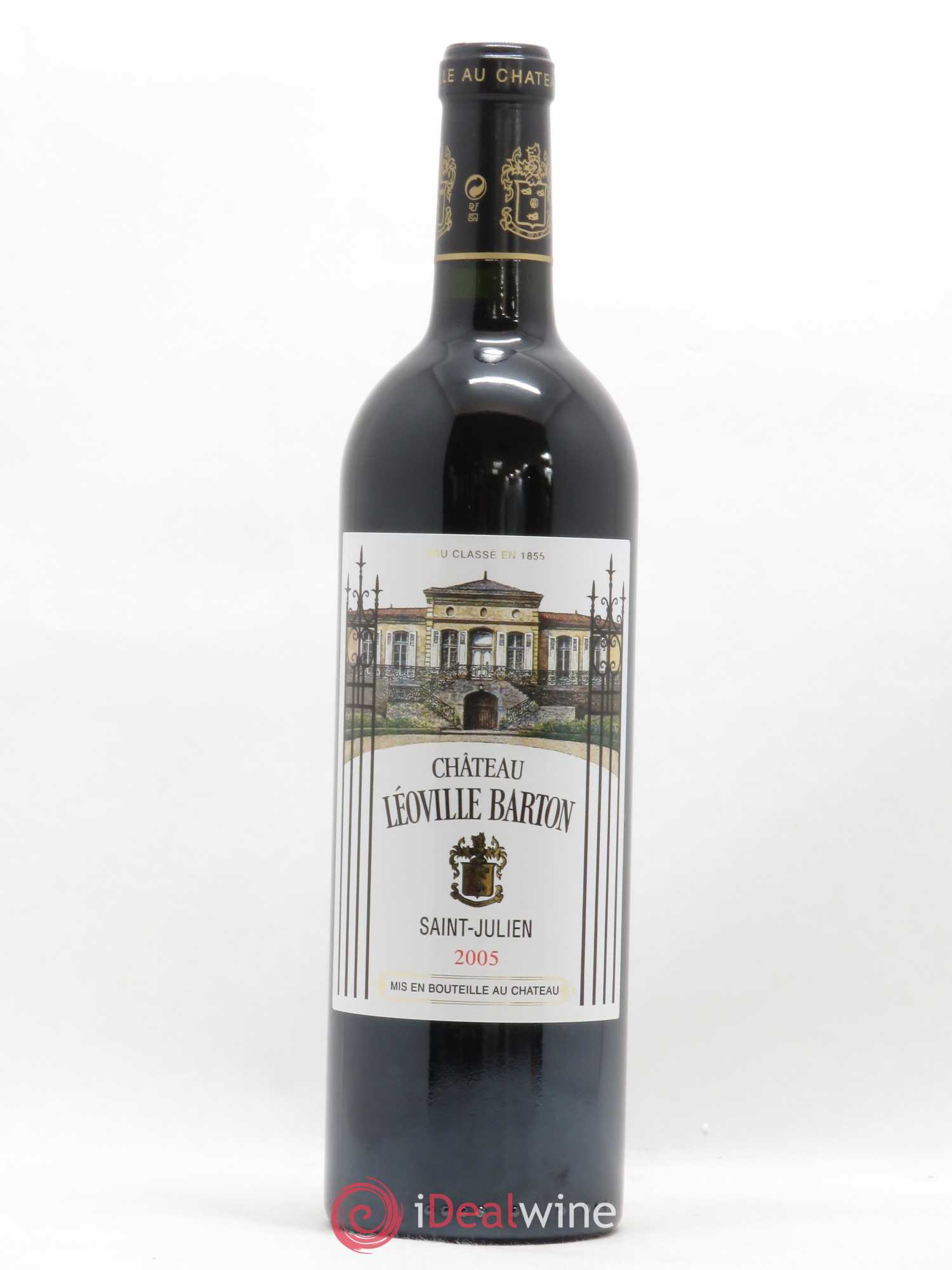 Château Léoville Barton 2ème Grand Cru Classé 2005 - Lot de 1 bouteille - 0