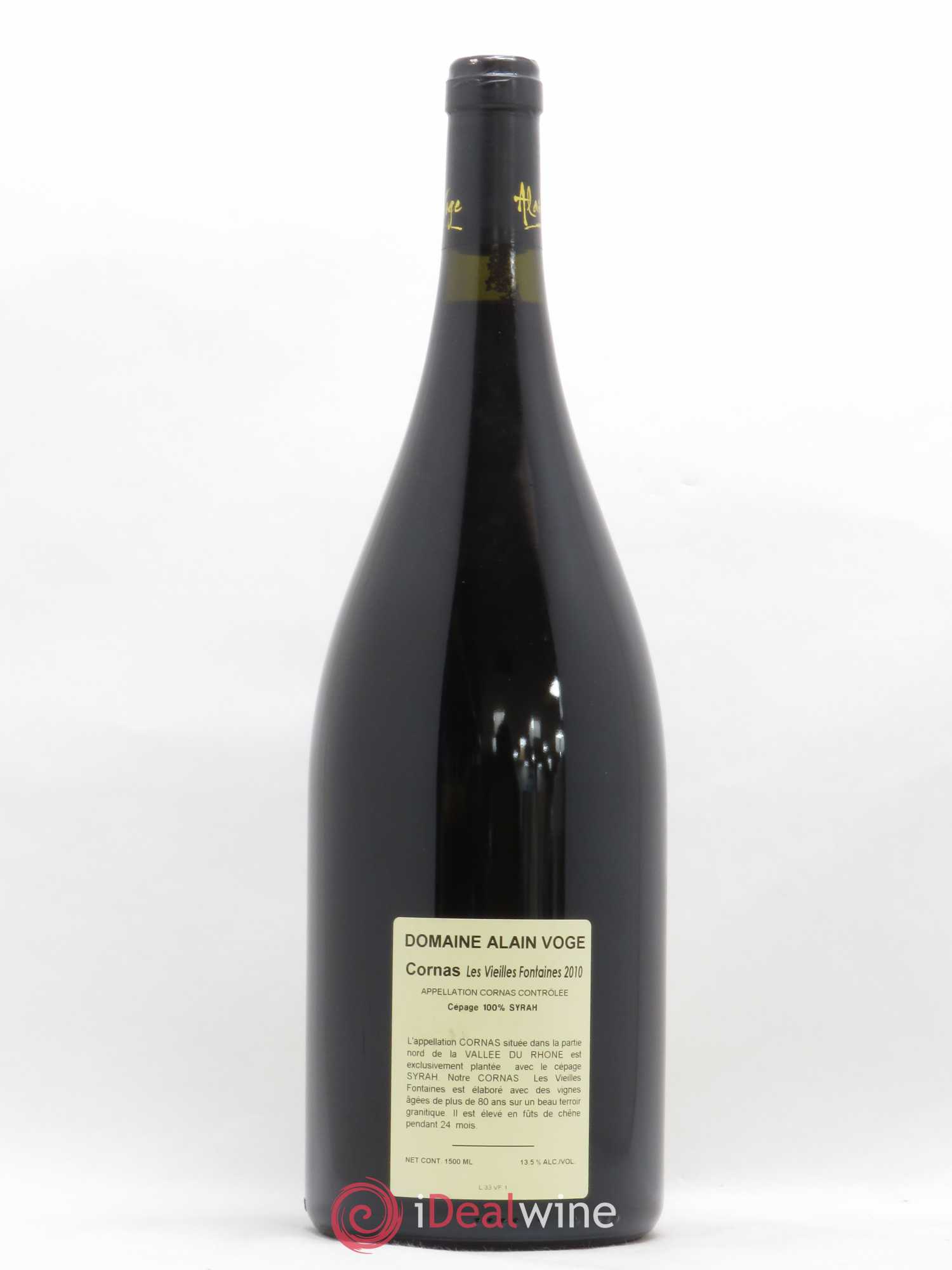 Cornas Les Vieilles Fontaines Alain Voge (Domaine) 2010 - Lot de 1 magnum - 1
