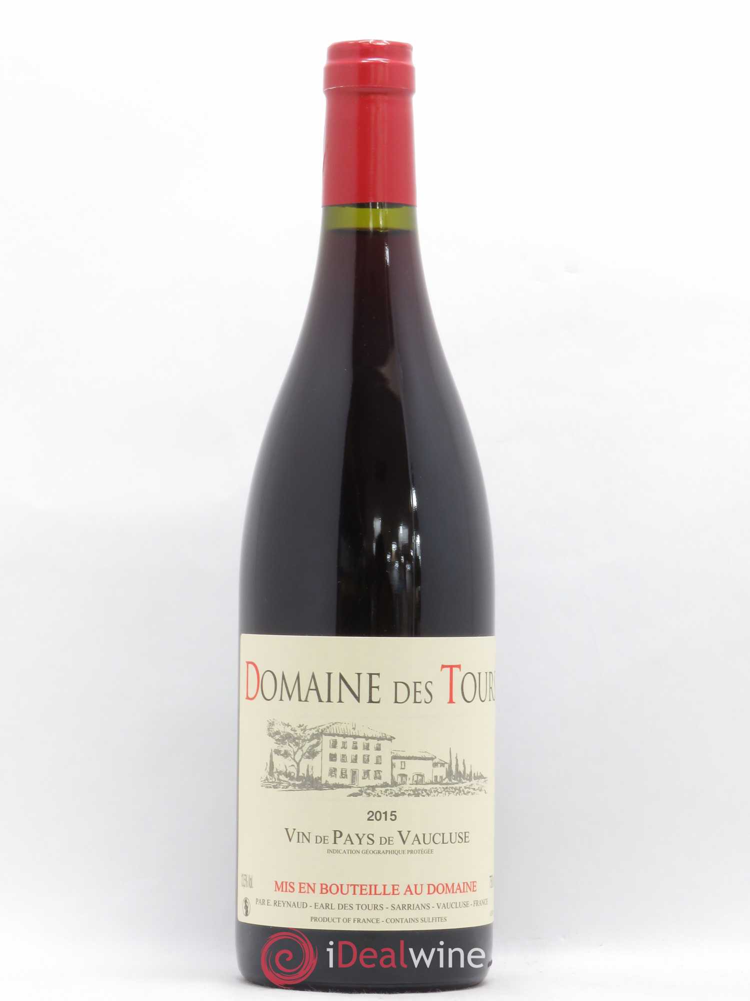 Vaucluse (Vin de Pays de Vaucluse) Domaine des Tours Emmanuel Reynaud 2015 - Lot de 1 bouteille - 0