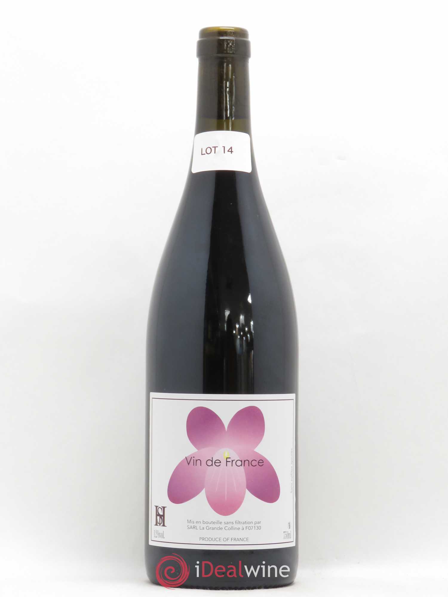 Vin de France (Ex Saint-Joseph) Hirotake Ooka - Domaine La Grande Colline 2014 - Lot de 1 bouteille - 0