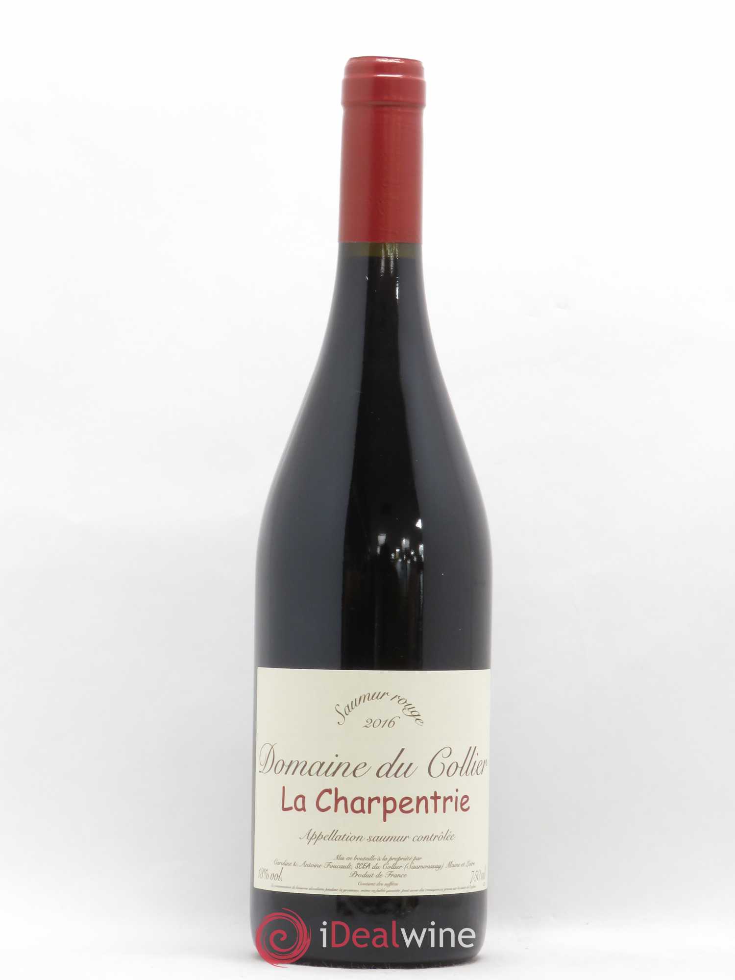 Saumur La Charpentrie Domaine du Collier 2016 - Lot de 1 bouteille - 0