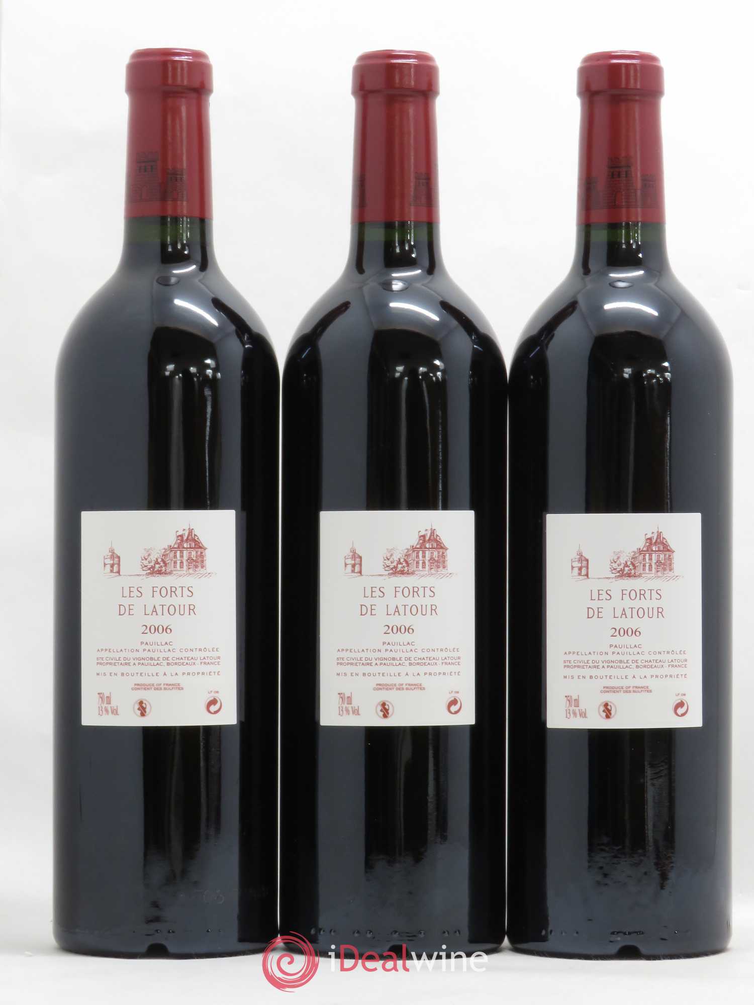 Les Forts de Latour Second Vin 2006 - Lot de 3 bouteilles - 1