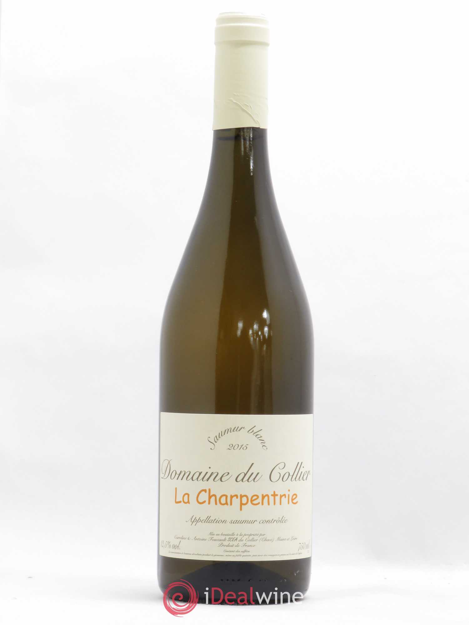Saumur La Charpentrie Domaine du Collier 2015 - Lot de 1 bouteille - 0