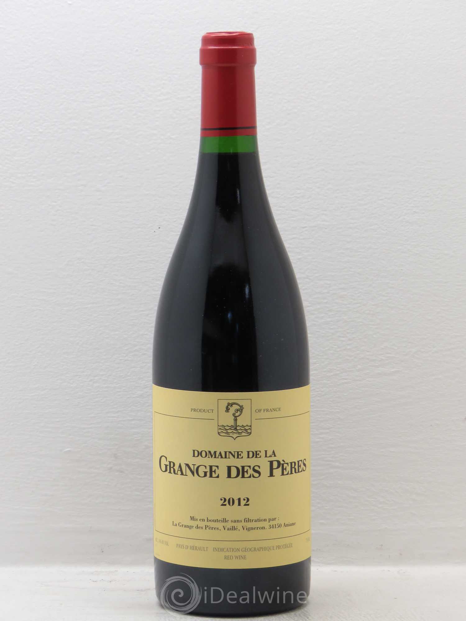 Pays d'Hérault Grange des Pères Laurent Vaillé 2012 - Lot de 1 bouteille - 0