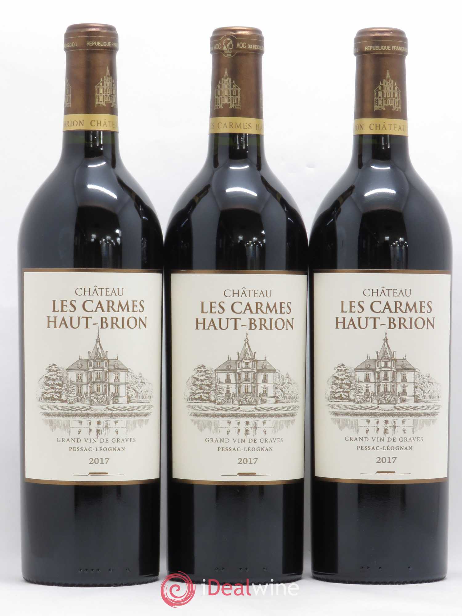 Château Les Carmes Haut-Brion 2017 - Lot de 6 bouteilles - 1