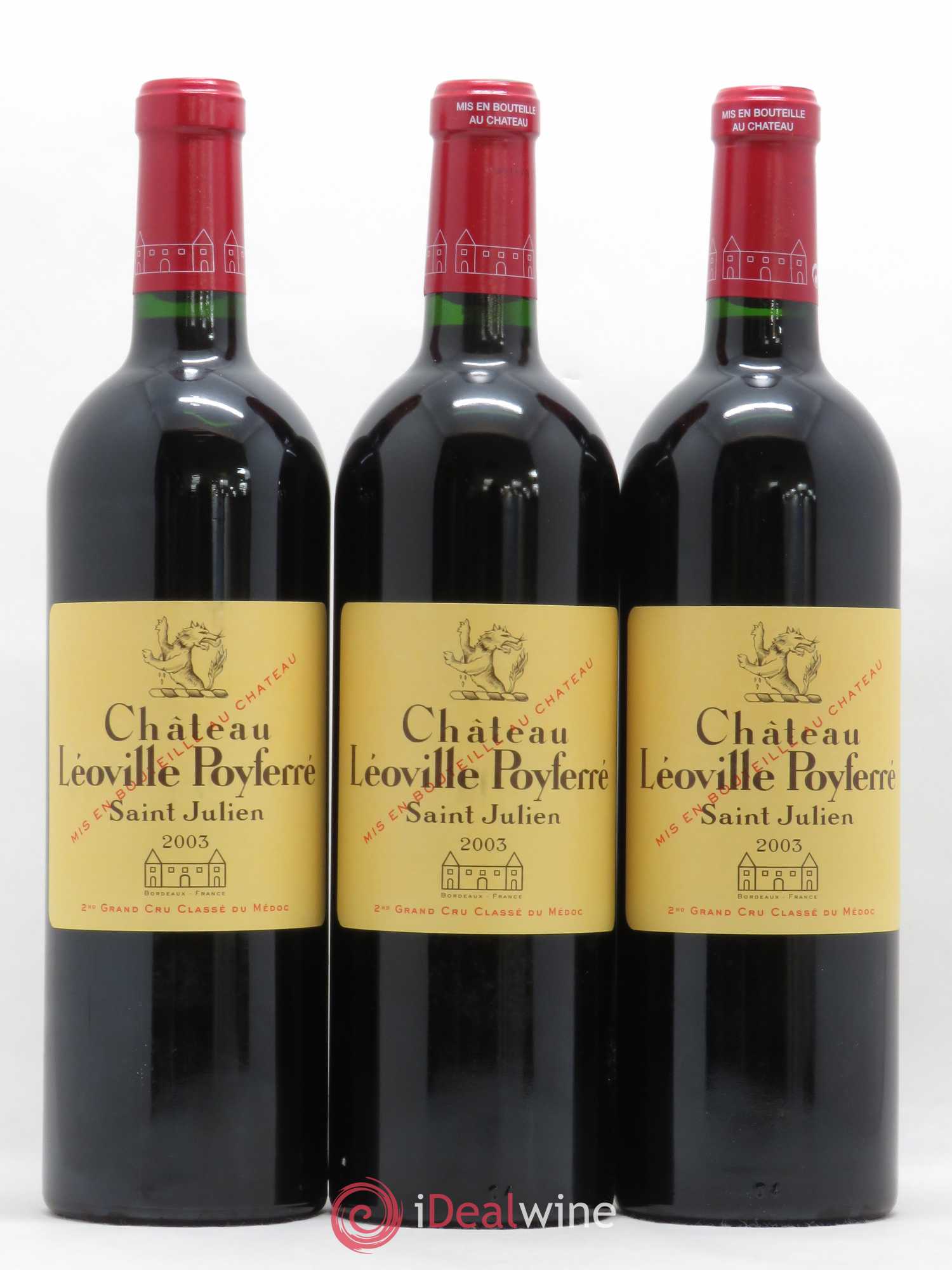 Château Léoville Poyferré 2ème Grand Cru Classé 2003 - Lot de 12 bouteilles - 3